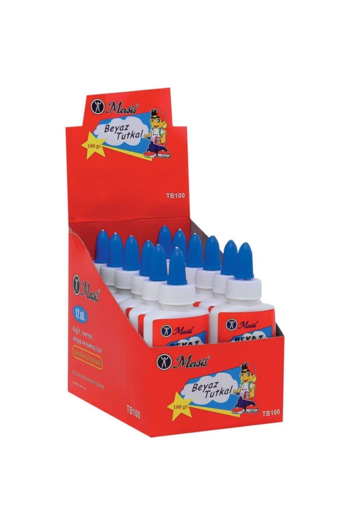 Masis Beyaz Tutkal 100 Gram 12 Li (1 Paket 12 Adet)
