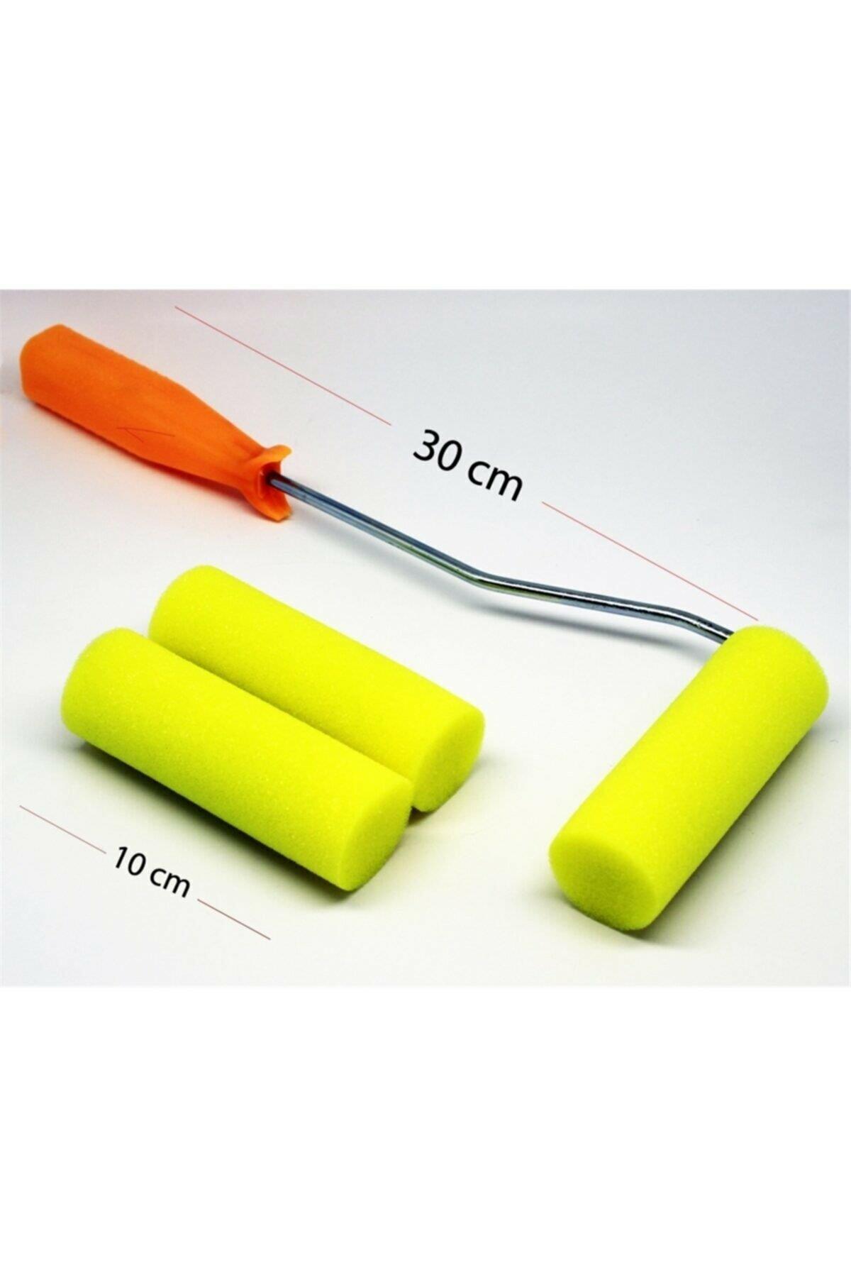 Rich Sarı Sünger Metal Sap Rulo Set 10 Cm Büyük