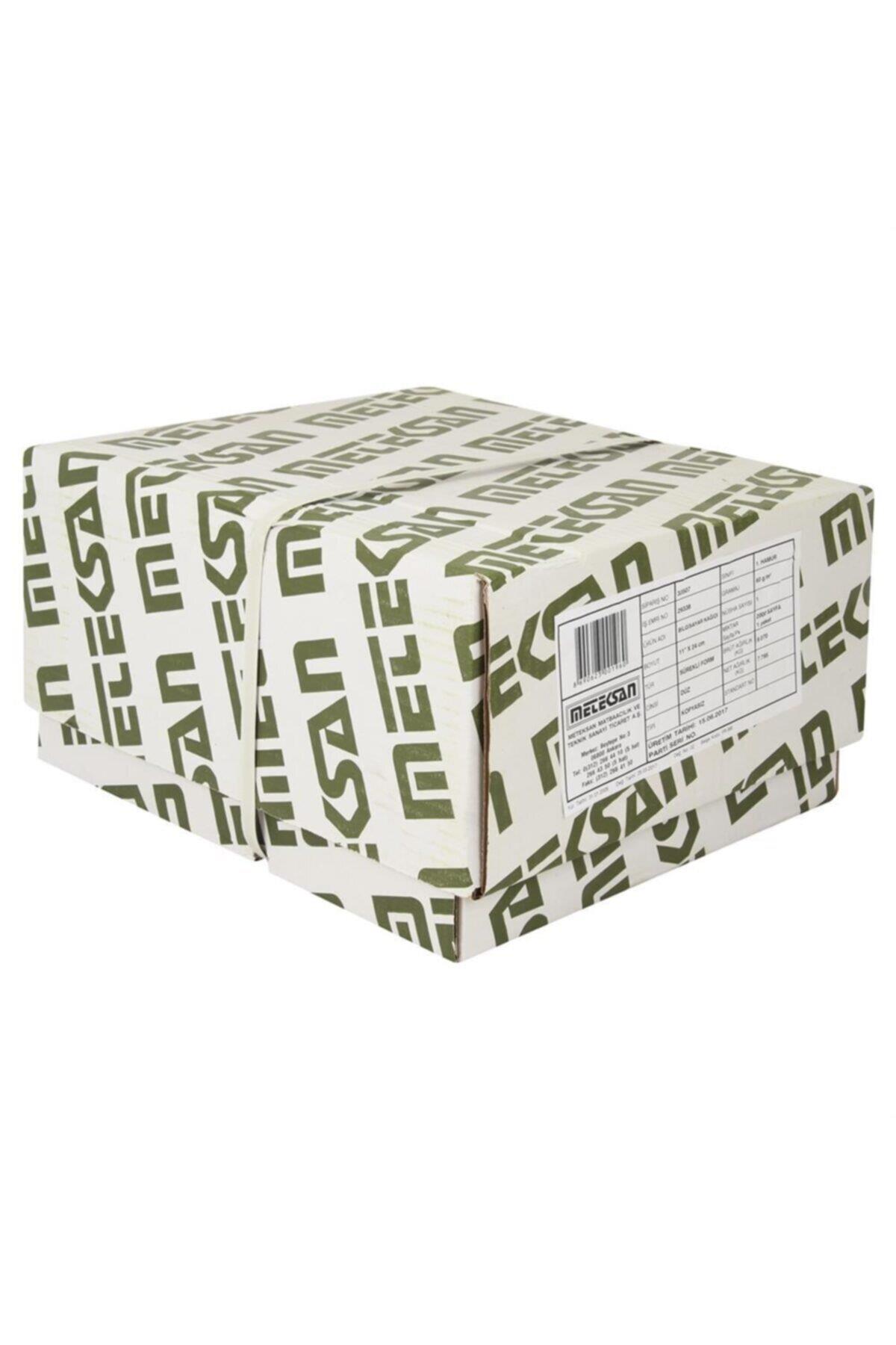 Meteksan Sürekli Form Kağıdı 1 Nüsha 5.5 Perföreli 11x24 Cm 60 GR 2000 Li