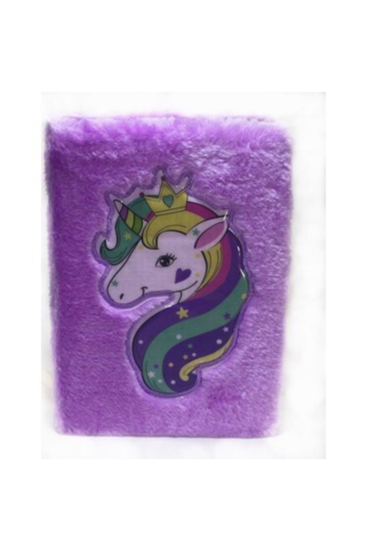 Mikro Hatıra Defteri Peluş Unicorn Hatıra Defteri