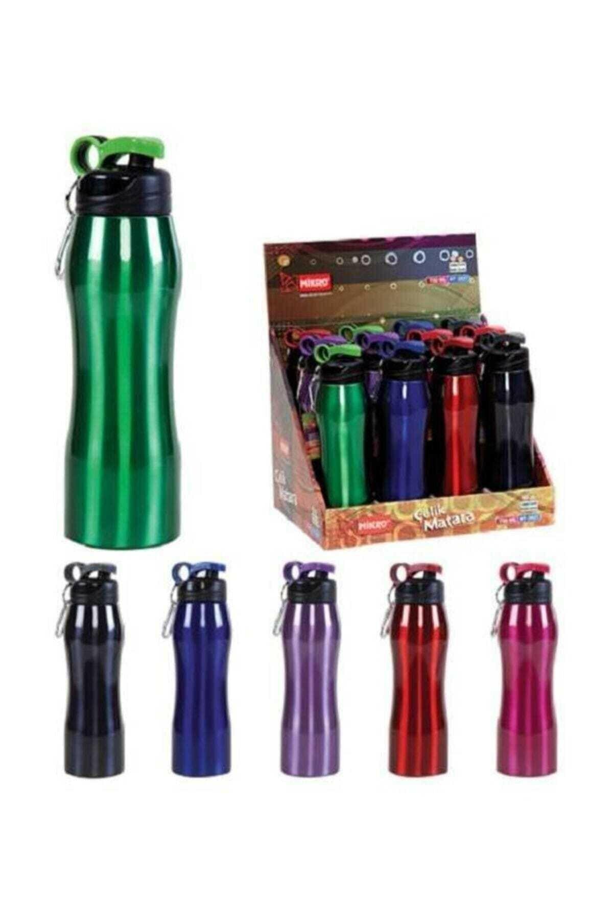 Mikro Matara Çelik 750 ML MT-2627 (Karışık Renk 1 Adet)