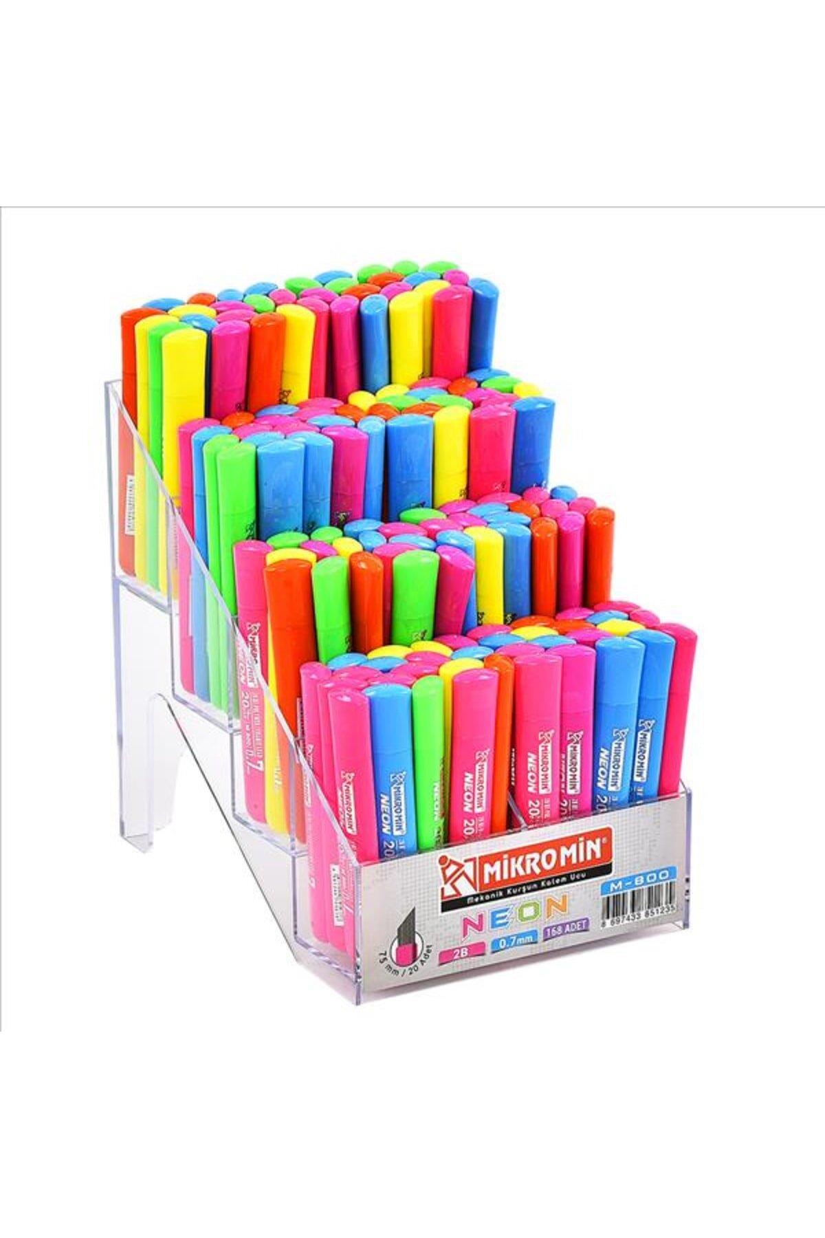 Mikro Neon 75 mm Uçlu Kalem Ucu 0.7 mm (1 Stand 168 Tüp Uç)