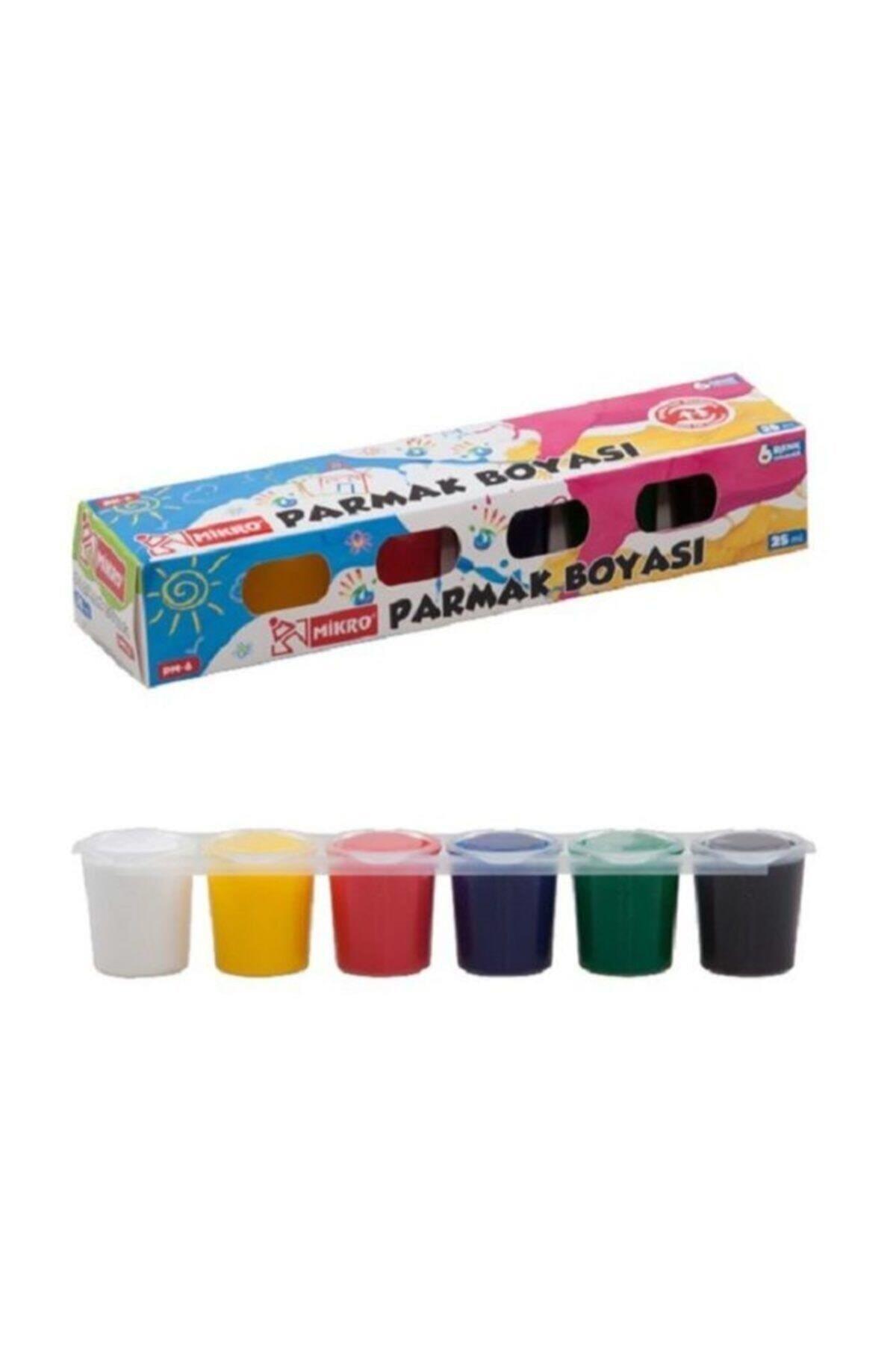 Mikro Parmak Boyası 25 Ml 6 Renk Parmak Boyası
