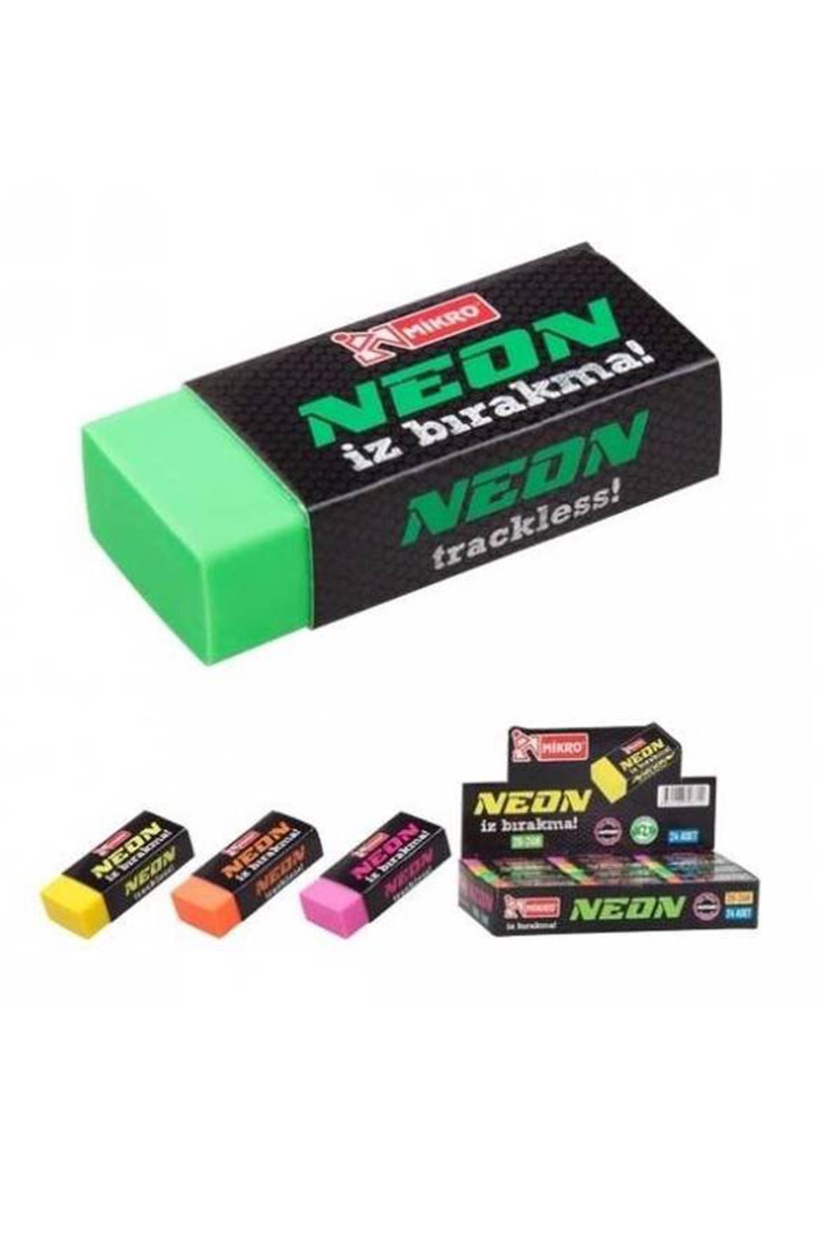 Mikro Öğrenci Silgisi Nano 24 LÜ Neon 2B-24N (1 Paket 24 Adet)