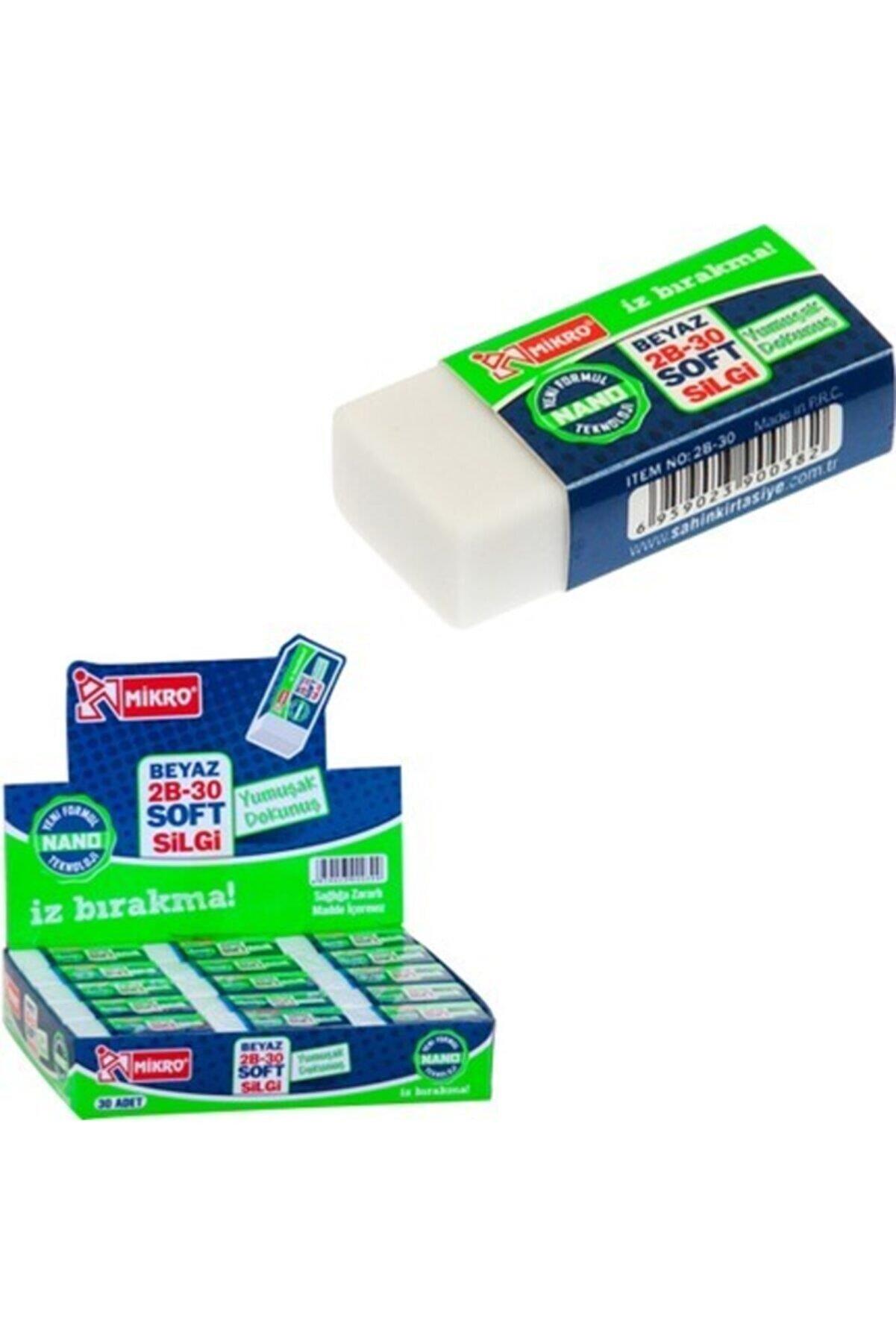 Mikro Nano Öğrenci Silgisi (1 Paket 30 Adet Silgi)