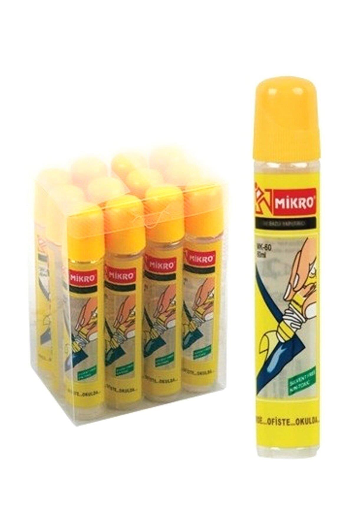 Mikro Sıvı Yapıştırıcı Renkli 50 ML (12 Li Paket)