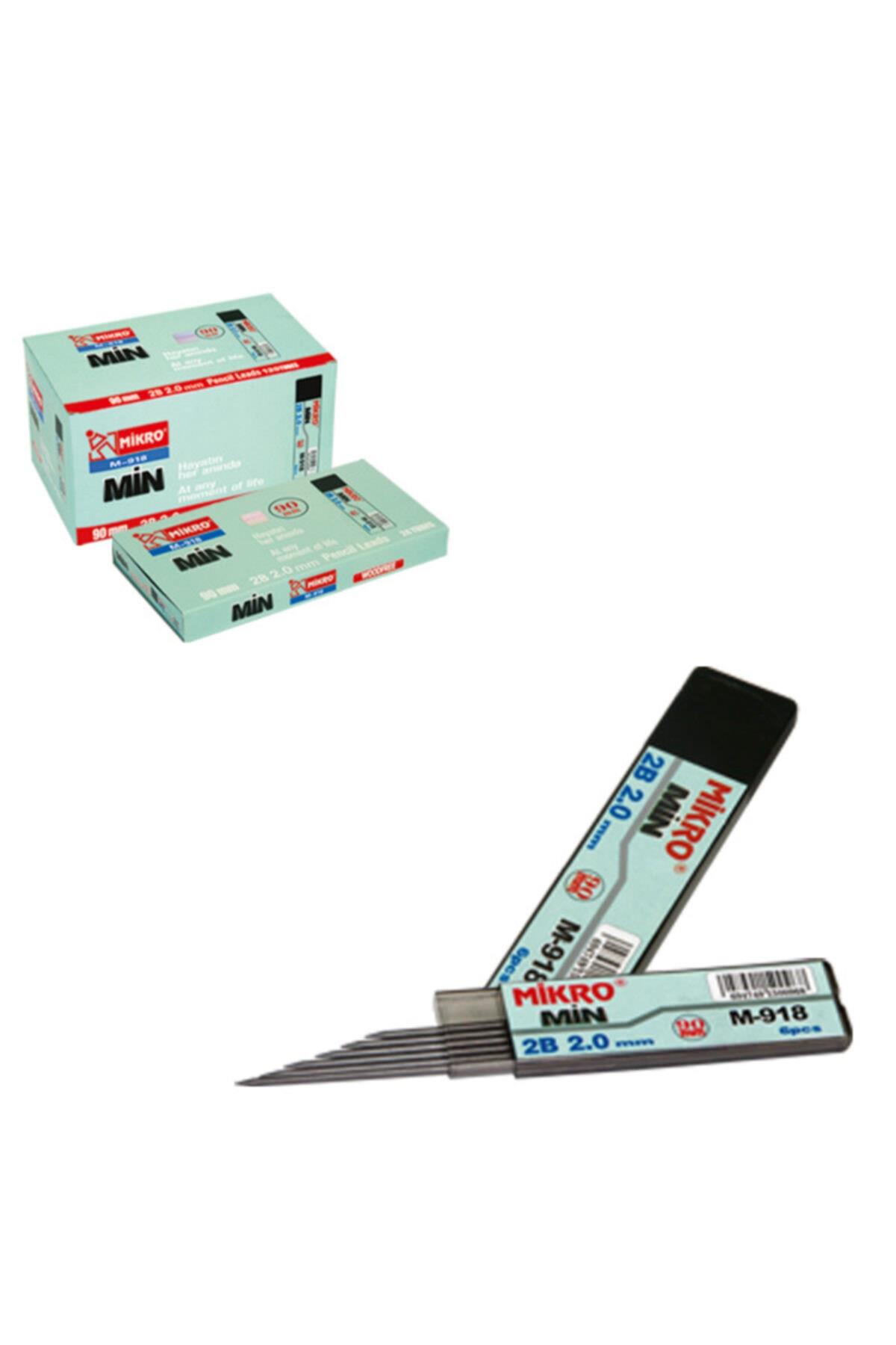 Mikro Teknik Kalem Ucu Min 2B 90 MM 2 MM (24 Lü Kutu)