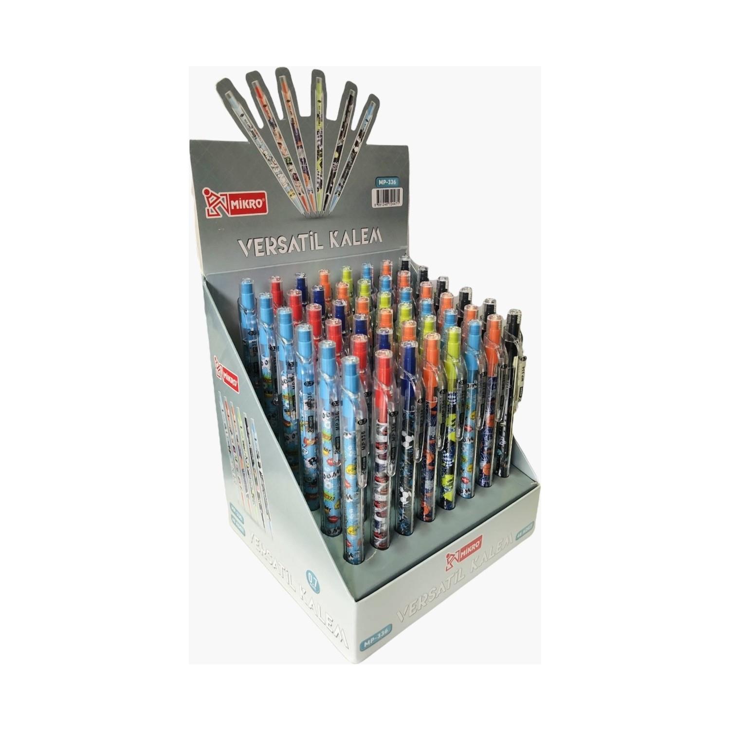 Mikro Versatil Kalem 0.7 MM Uçlu Kalem (48 Adet Kalem)