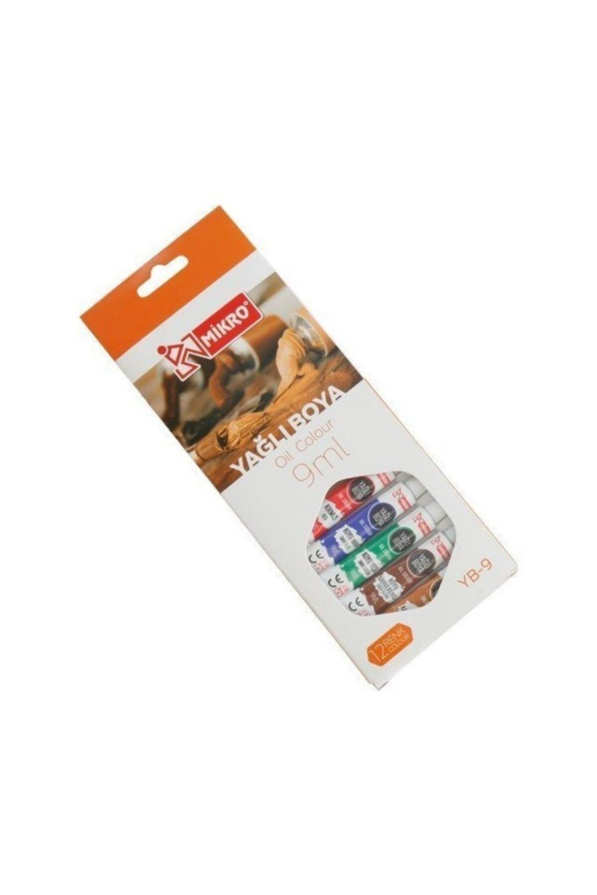 Mikro Yağlı Boya 9 ML 12 Lİ YB-9