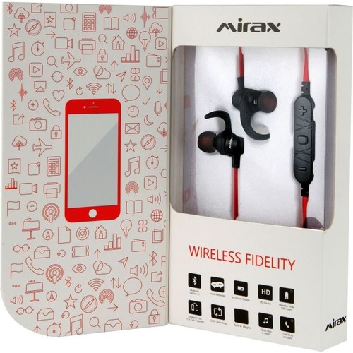 Mirax Bluetooth Stereo Kulaklık - Kırmızı Spor Kulaklık