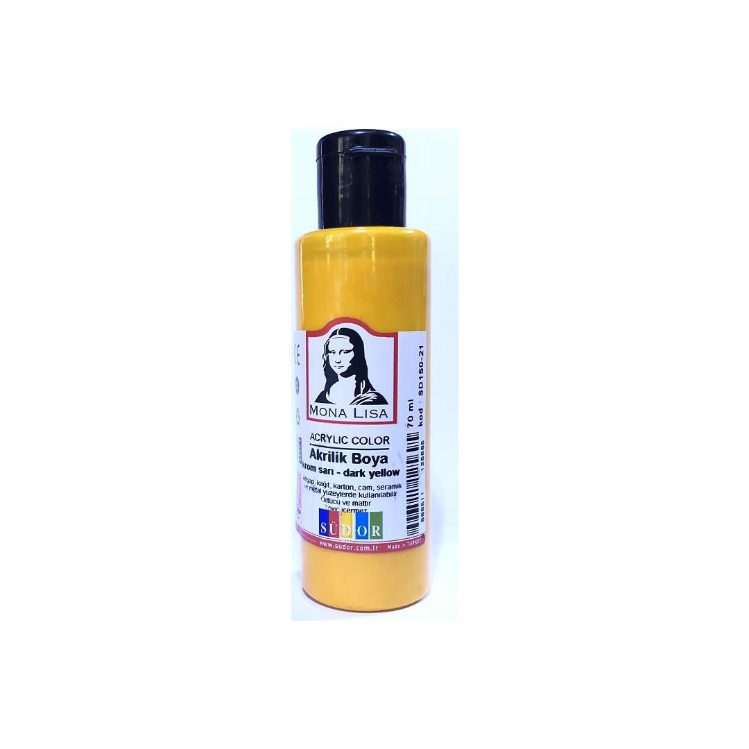 Monalisa Akrilik Boya 100 ML Krom Sarı SD150-21