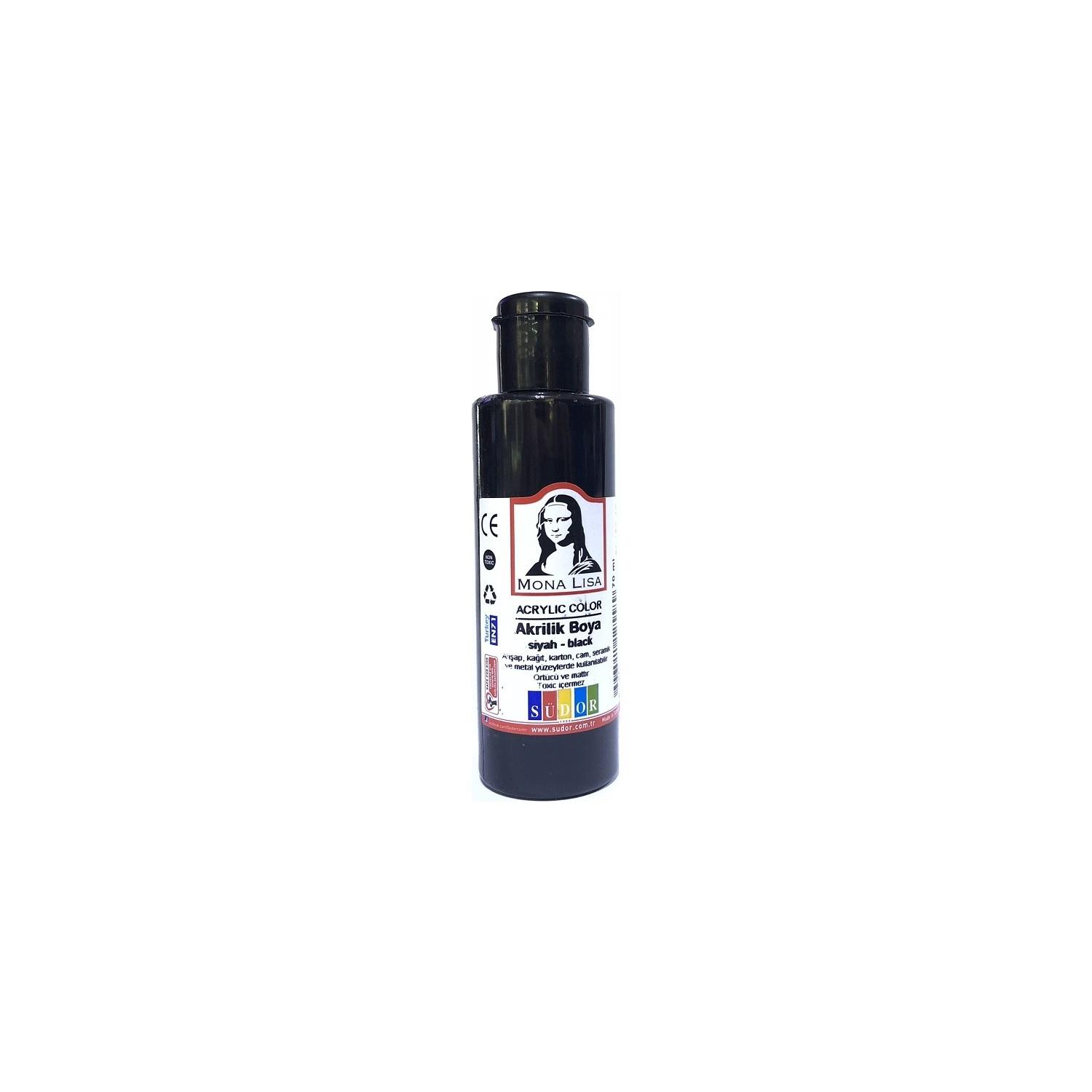 Monalisa Akrilik Boya 70 ML Siyah SD150-10