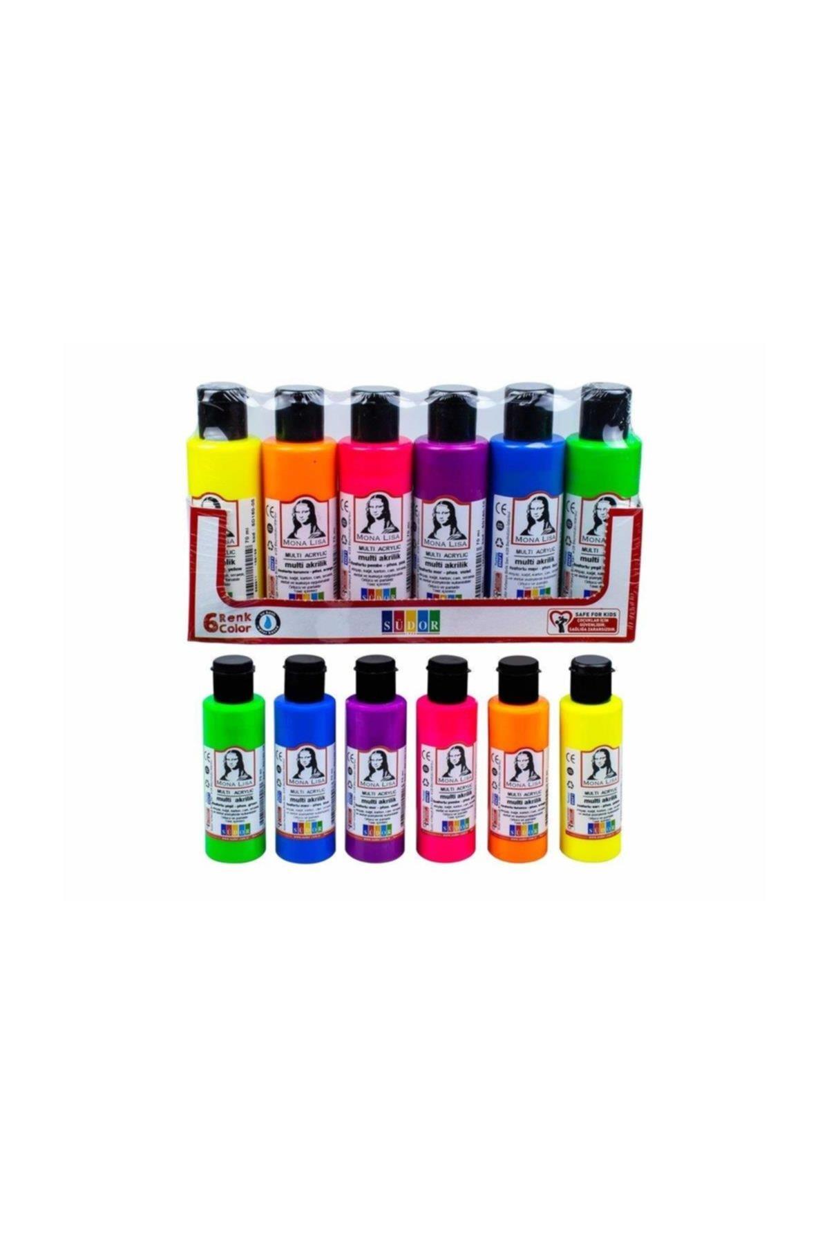 Monalisa Akrilik Boya Multi Fosforlu 6x70 ML SD1006F
