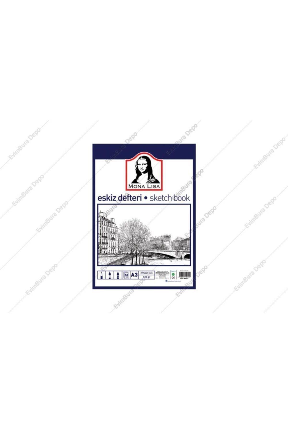 Monalisa Eskiz Defteri Telli A3 120 GR 50 YP MN13-3