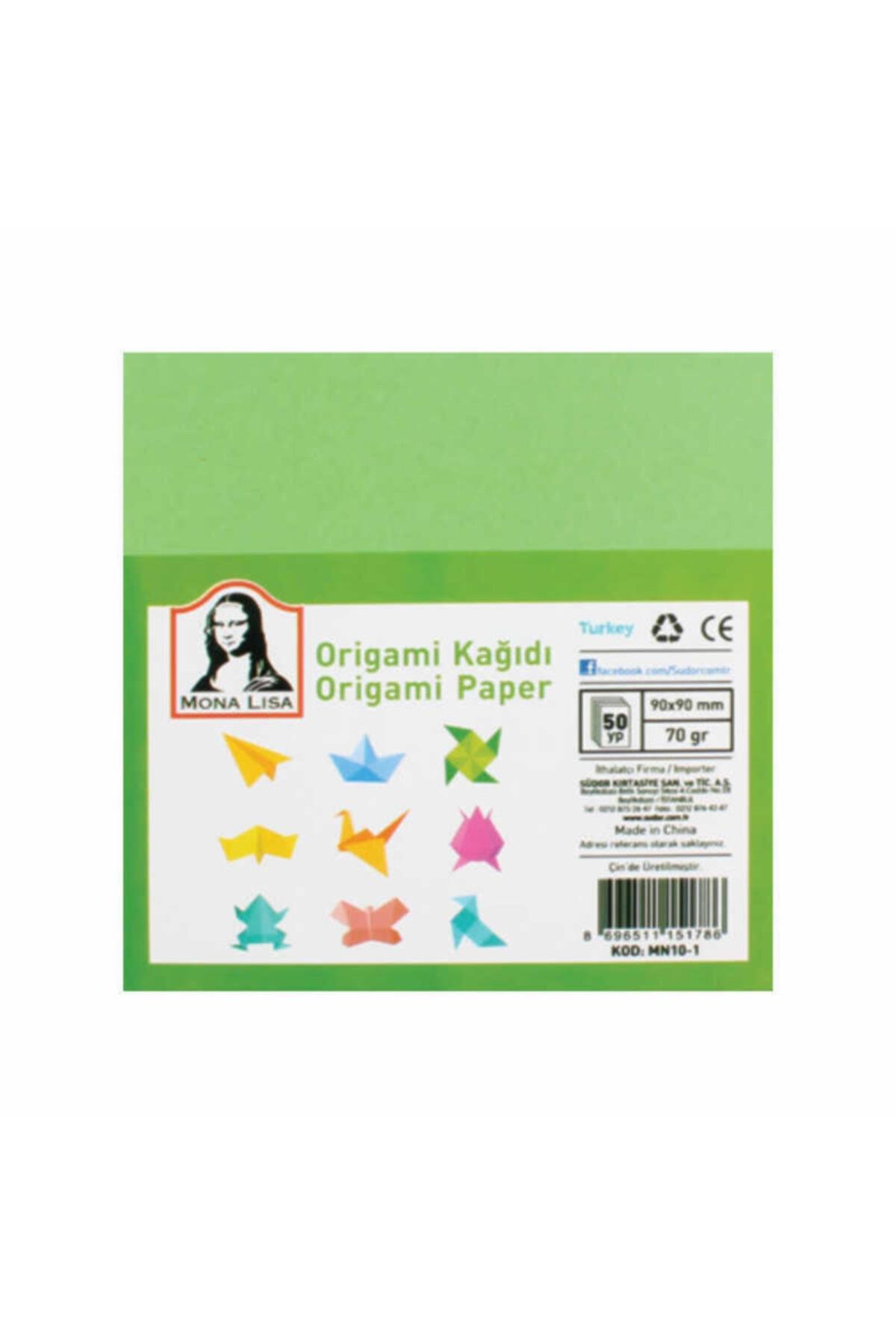 Monalisa Origami Kağıdı 9 x 9 70 g 50 Yaprak Origami Kağıdı