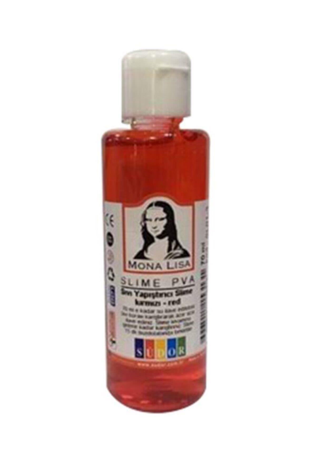 Monalisa Sıvı Yapıştırıcı Slime 70 Ml Kırmızı (12 Li Paket)
