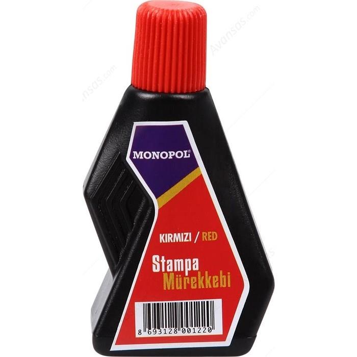 Monopol Istampa Mürekkebi 30 ML Kırmızı