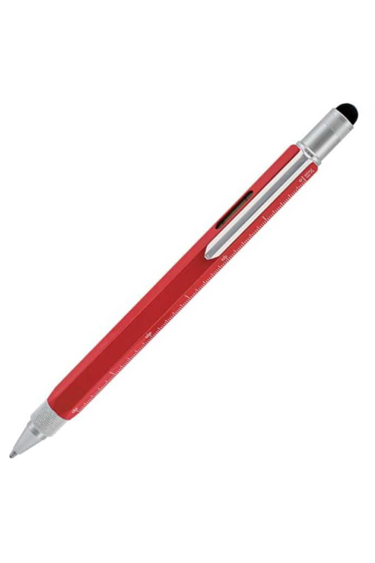 Monteverde Tükenmez Kalem Tool Pen Serisi Multıfunctıon Kırmızı Tükenmez Kalem