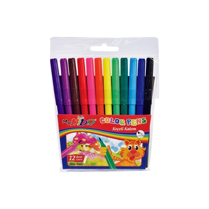 My Dido Keçeli Boya Kalemi 12 Renk KK01