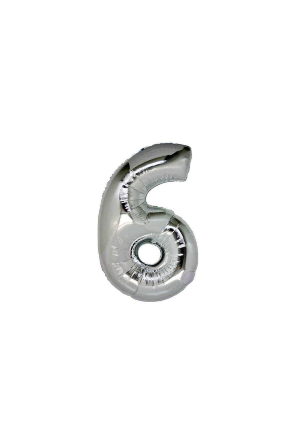 Nedi Balon Folyo 40 Rakam Gümüş 6 10767#2