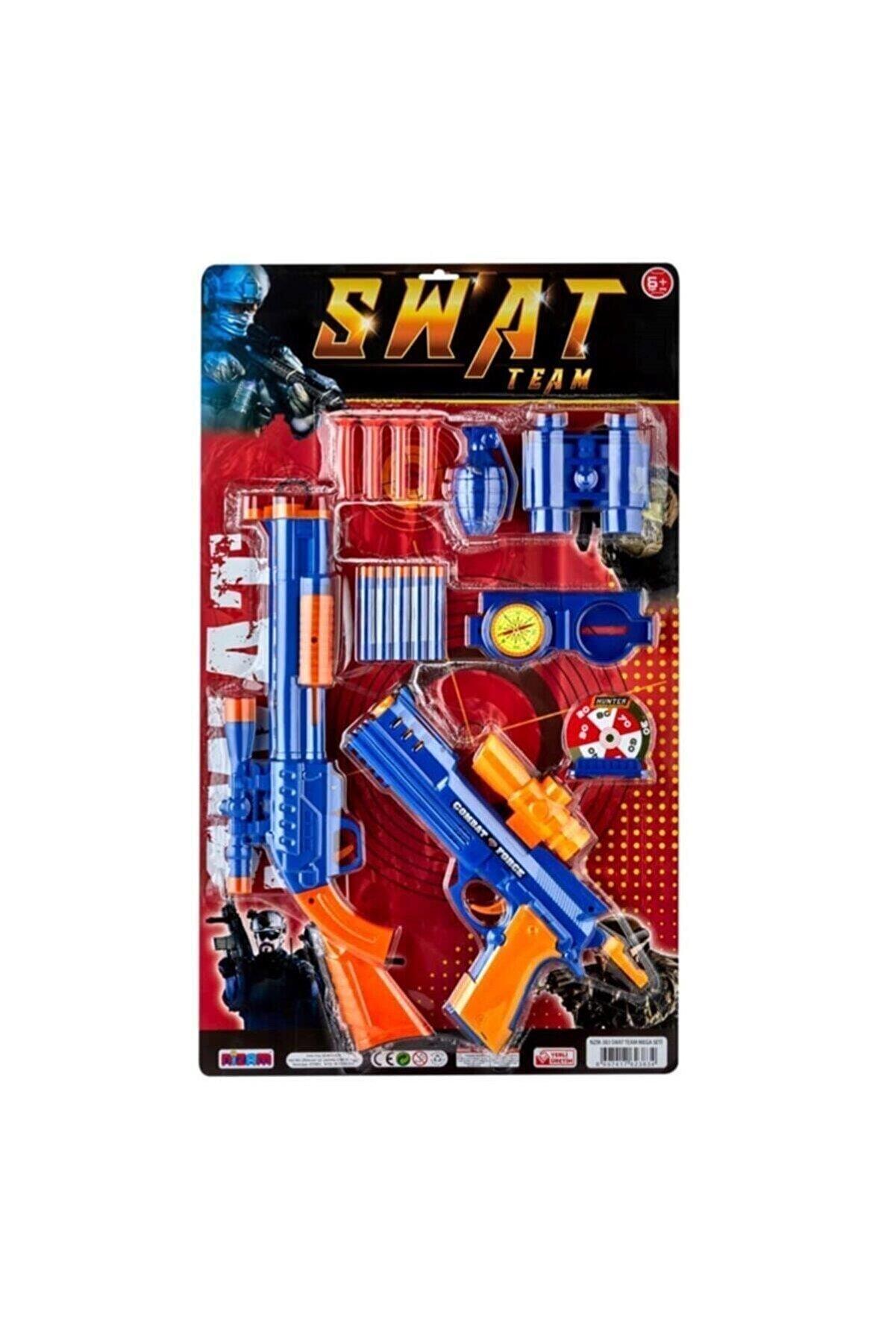 Nizam Oyunca Swat Team Sünger Atan Oyuncak Tüfek Tabanca Set