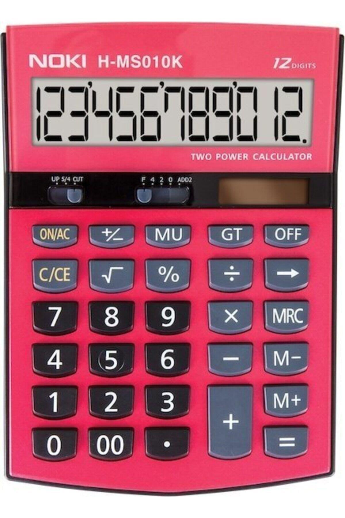 Noki Hesap Makinesi Kırmızı 12 Haneli Hesap Makinası