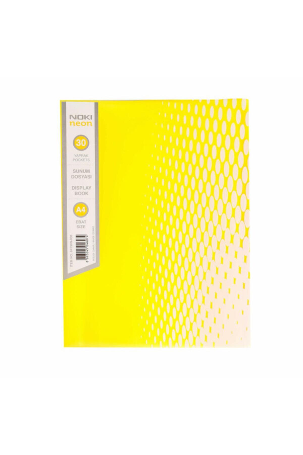 Noki Katalog (Sunum) Dosya Neon Seri 30 LU Sarı 64130N-030