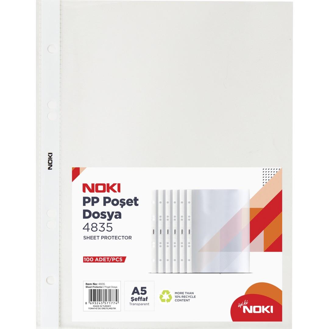 Noki Poşet Dosya 100 LÜ A5 N-4835