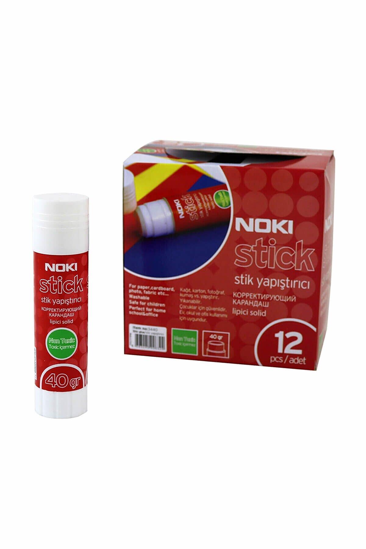 Noki Stick Yapıştırıcı 40 Gram Stick Yapıştırıcı (12 Adet Stick Yapıştırıcı)