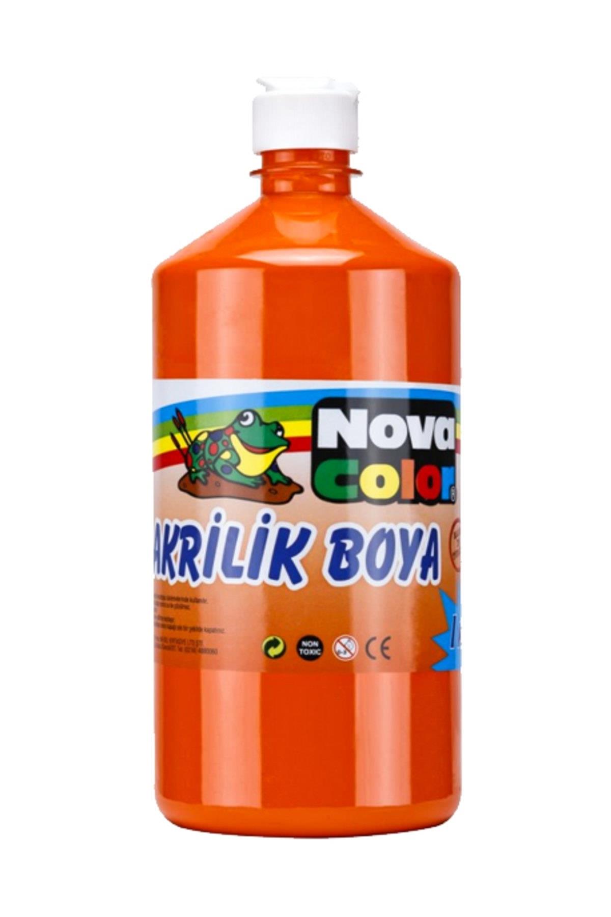 Nova Color Akrilik Boya 1 KG Turuncu NC-228
