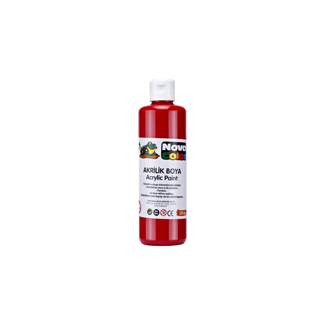 Nova Color Akrilik Boya 250 GR Kırmızı NC-431