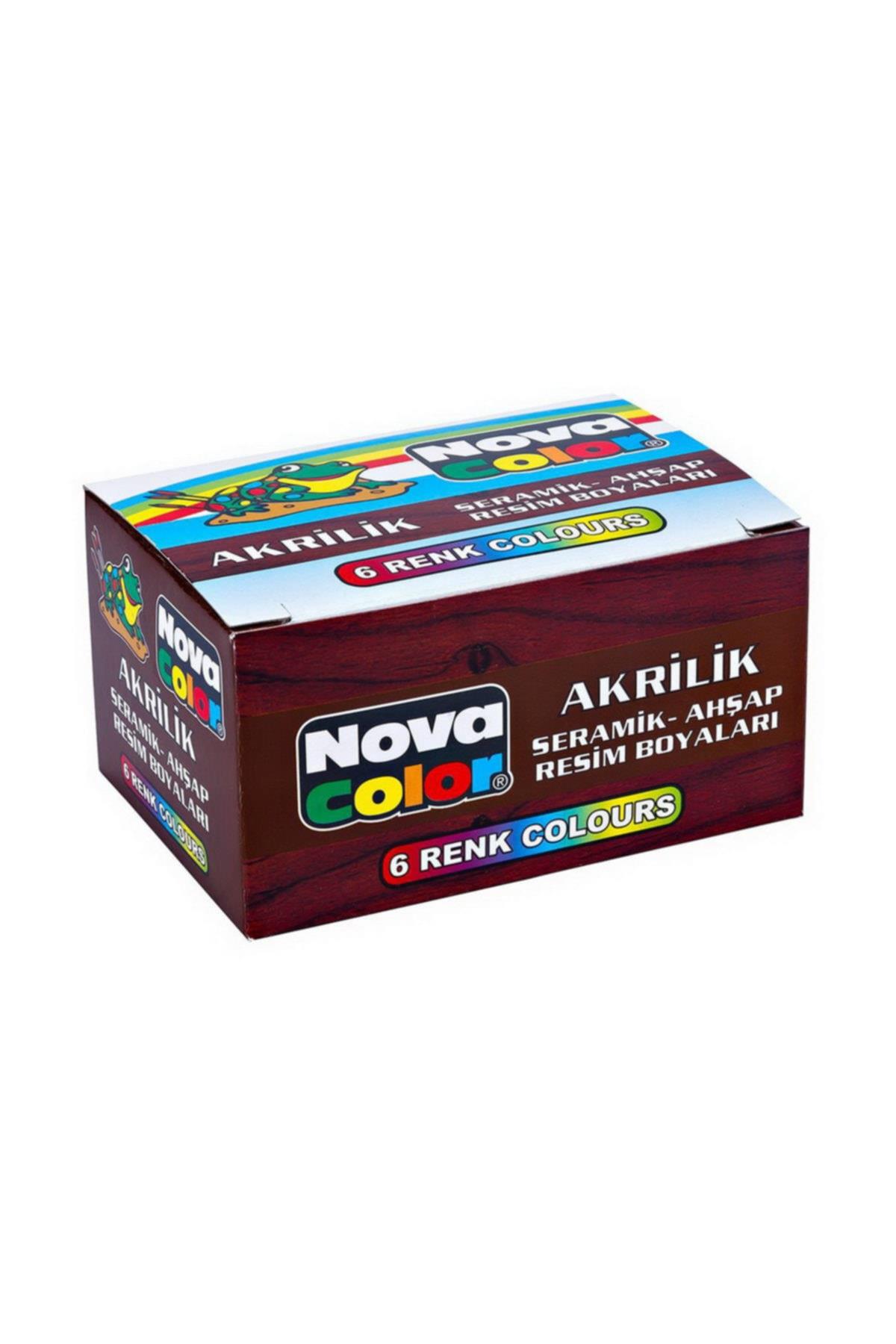 Nova Color Akrilik Boya 6 Renk 30 CC NC-180