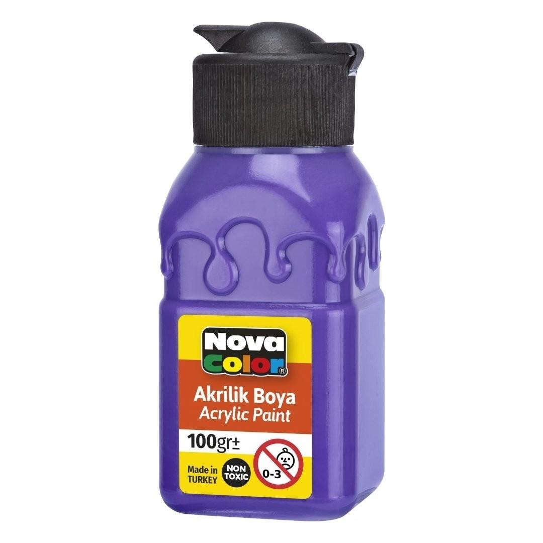 Nova Color Akrilik Boya Şişe 100 Cc Mor Nc-2018