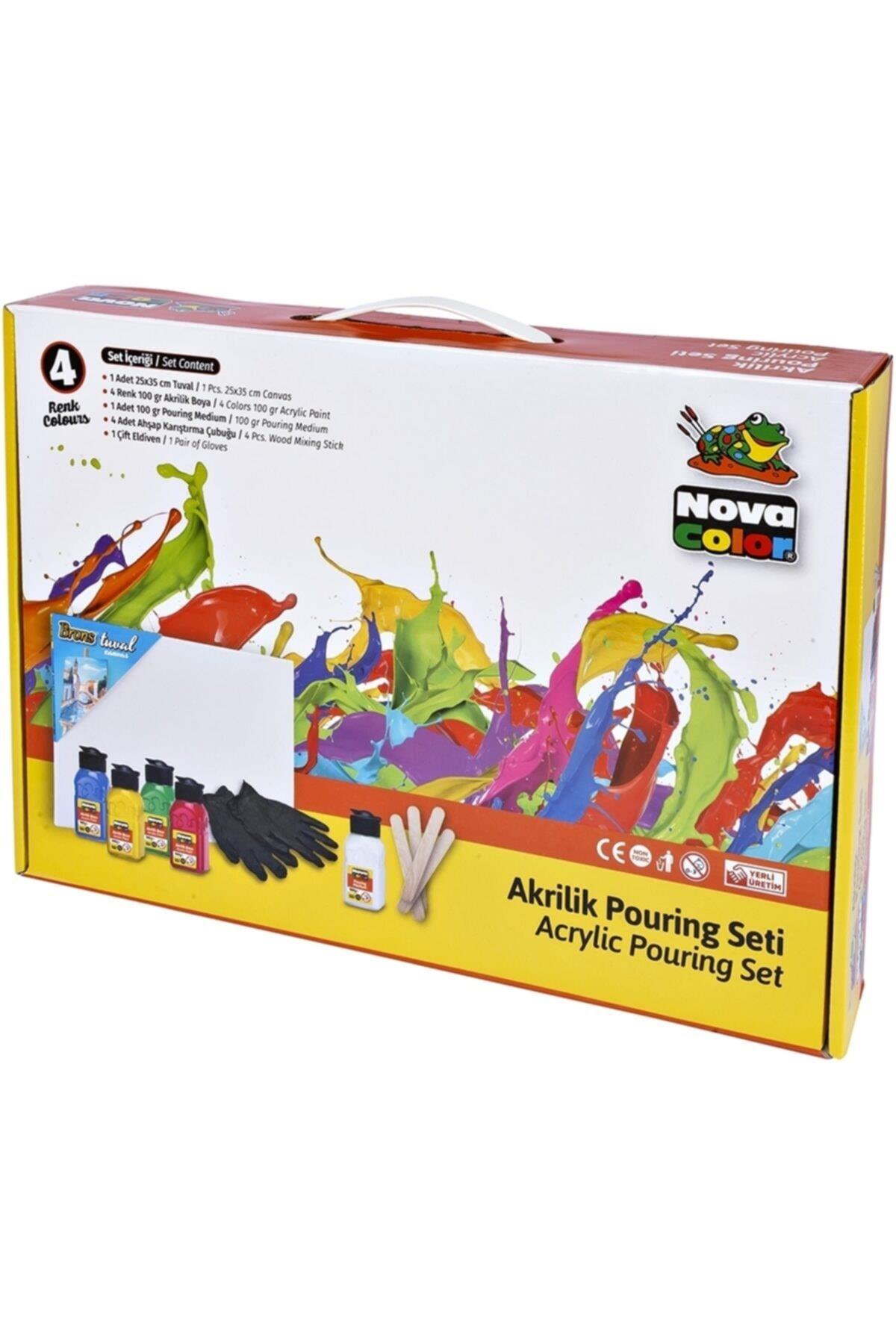 Nova Color Akrilik Boya Pouring Set Tropikal