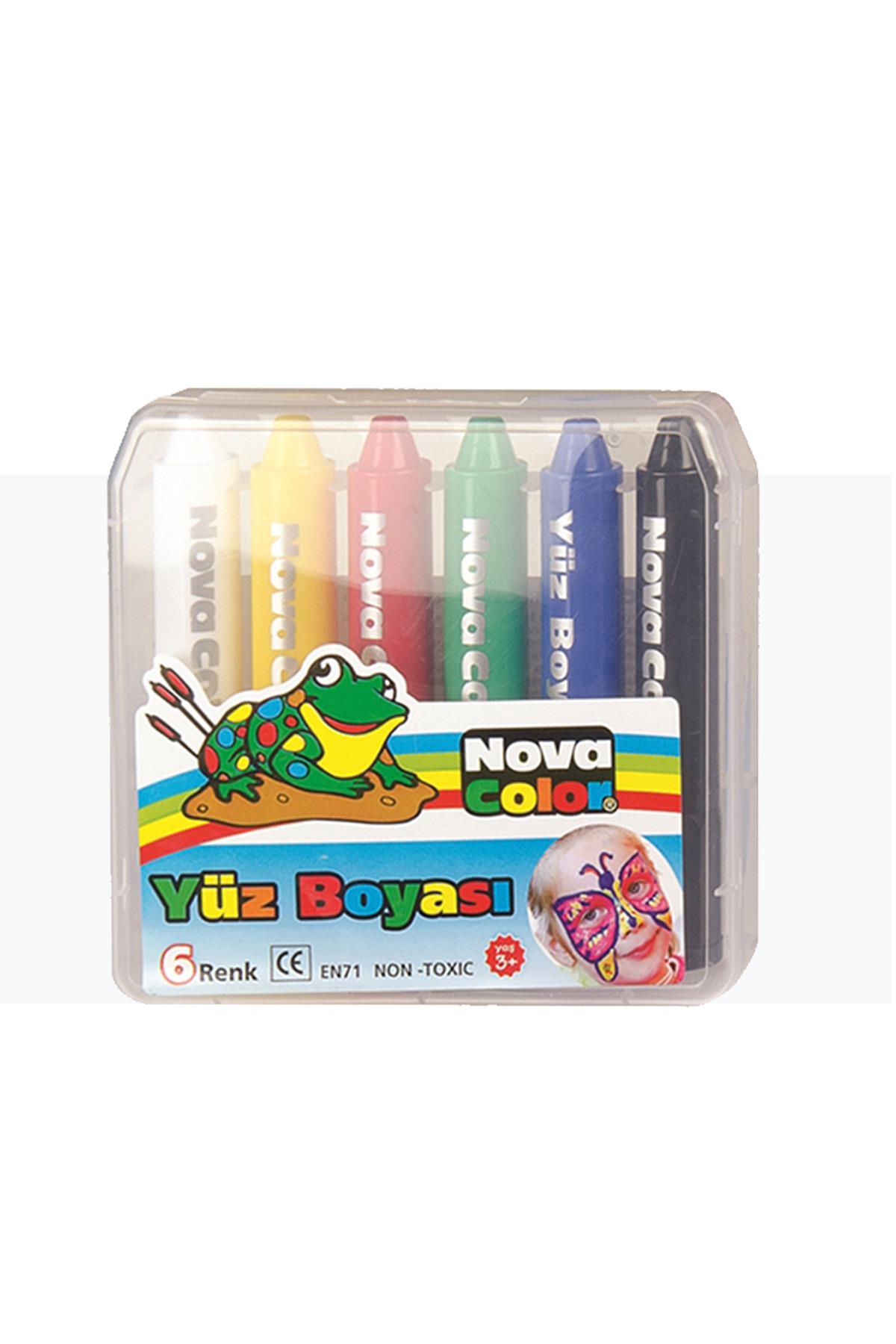Nova Color Yüz Boyası 6 Lı Ruj Tipi Nc-210