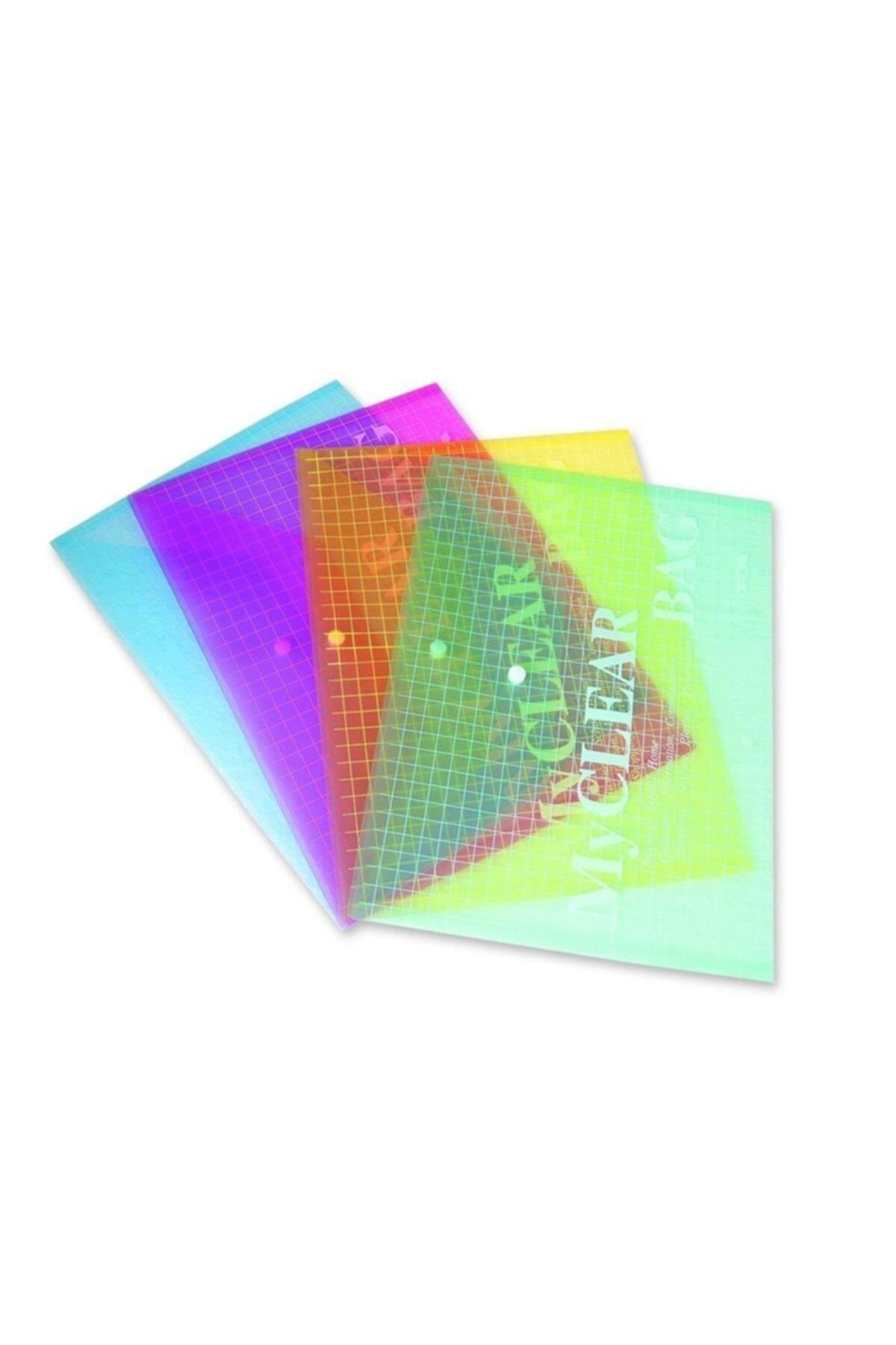 Ofica Çıtçıtlı Dosya Çizgili Yeşil Çıtçıtlı Dosya (1 Paket 12 Adet)