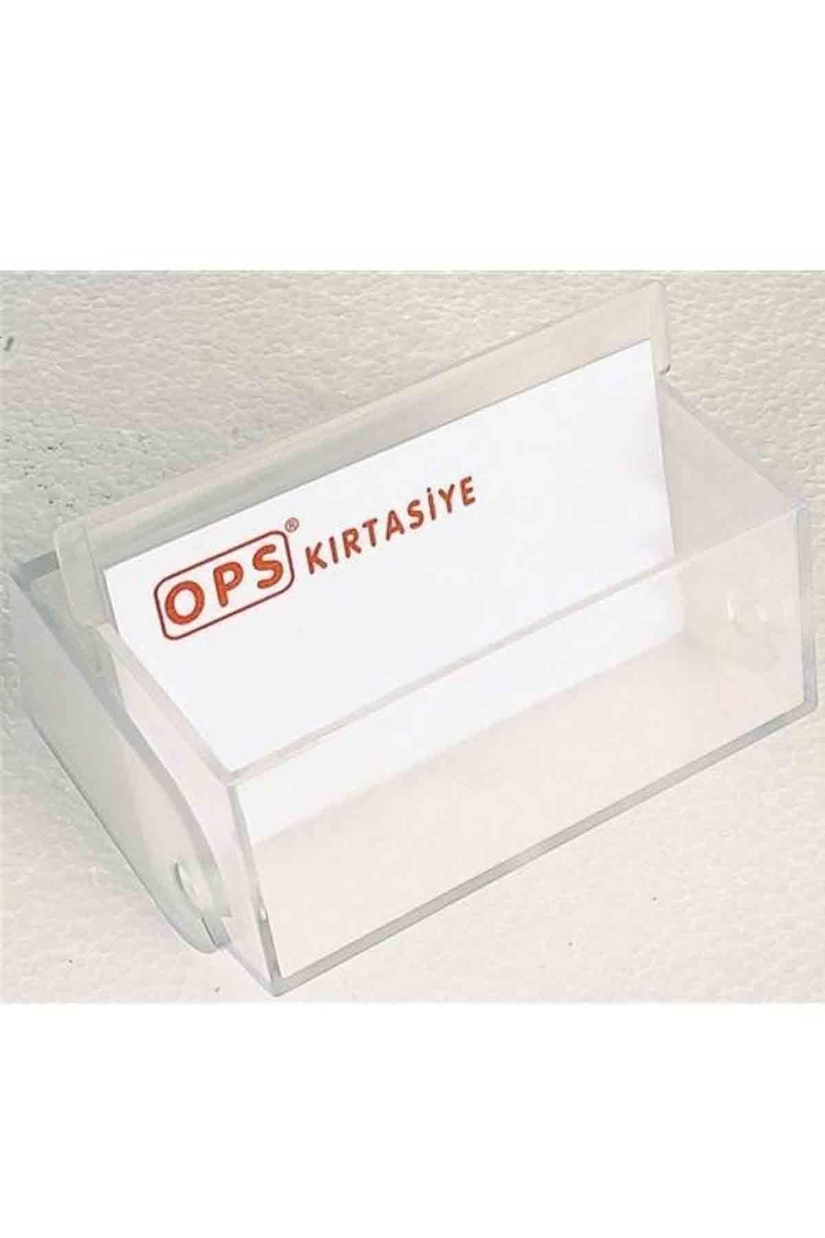 Ops Kartvizitlik Kapaklı Şeffaf Kartvizitlik