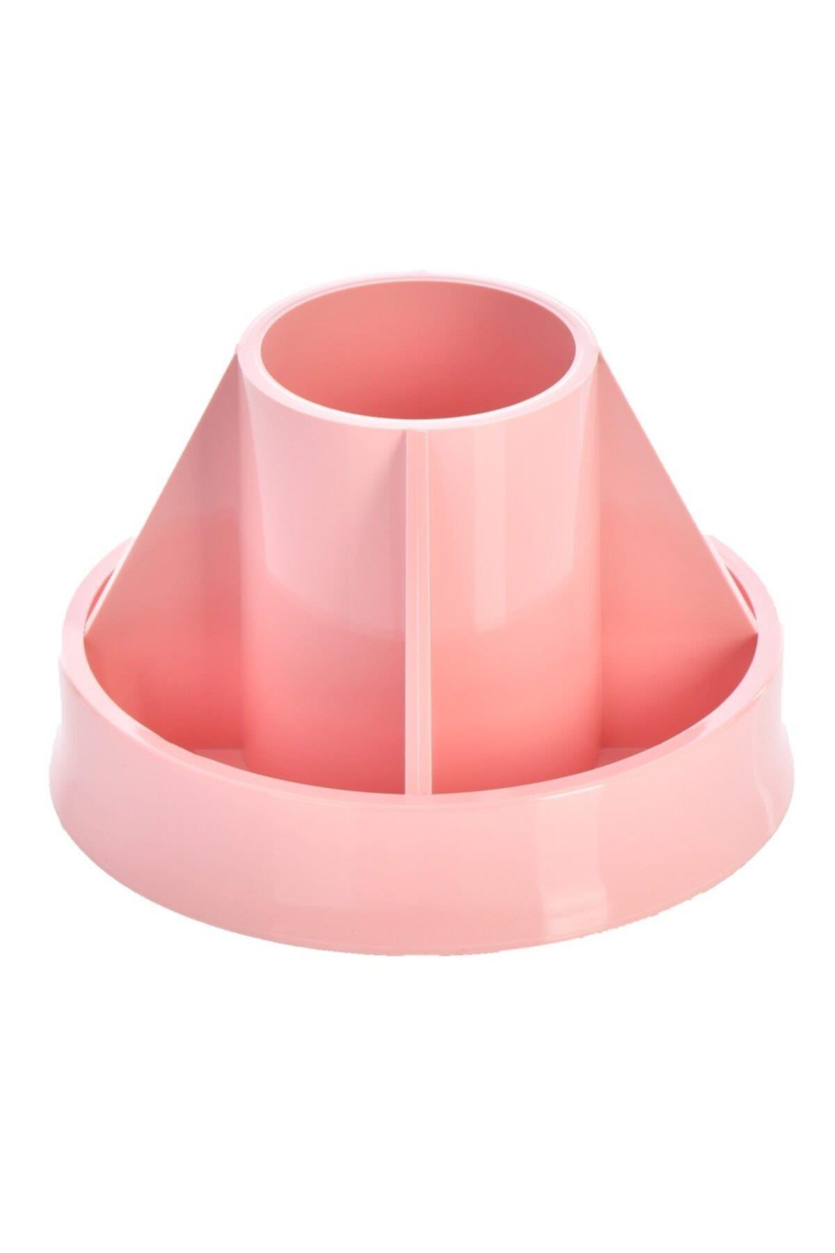 Ops Masa Seti Kalemlik Organizer Pastel Pembe Masa Üstü Organizer