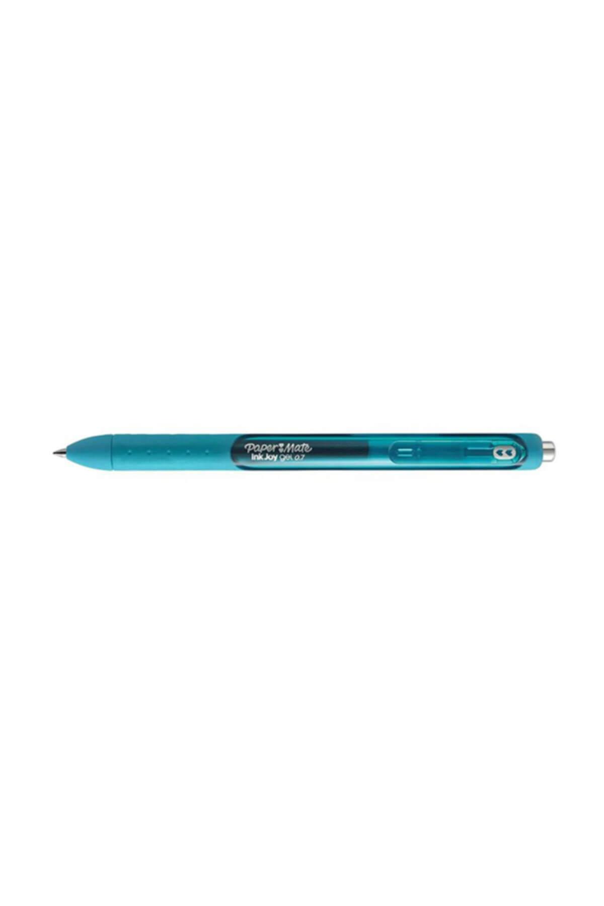 Paper Mate Inkjoy Gel Üstten Basmalı Jel Kalem Göl Yeşili