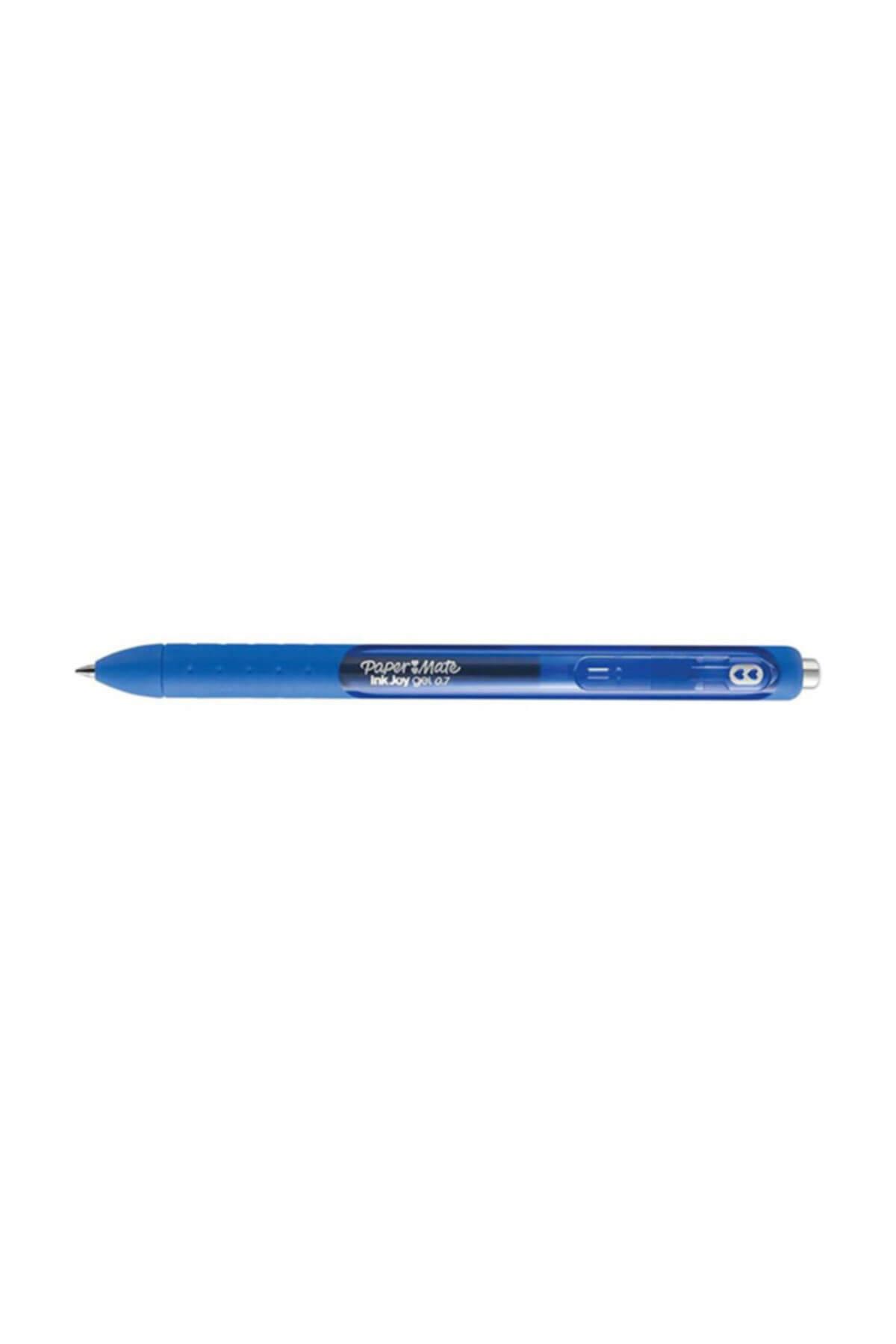 Paper Mate Inkjoy Gel Üstten Basmalı Jel Kalem Mavi