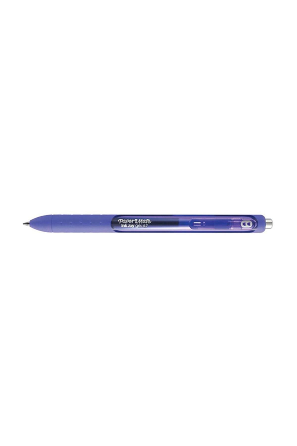 Paper Mate Inkjoy Gel Üstten Basmalı Jel Kalem Mor