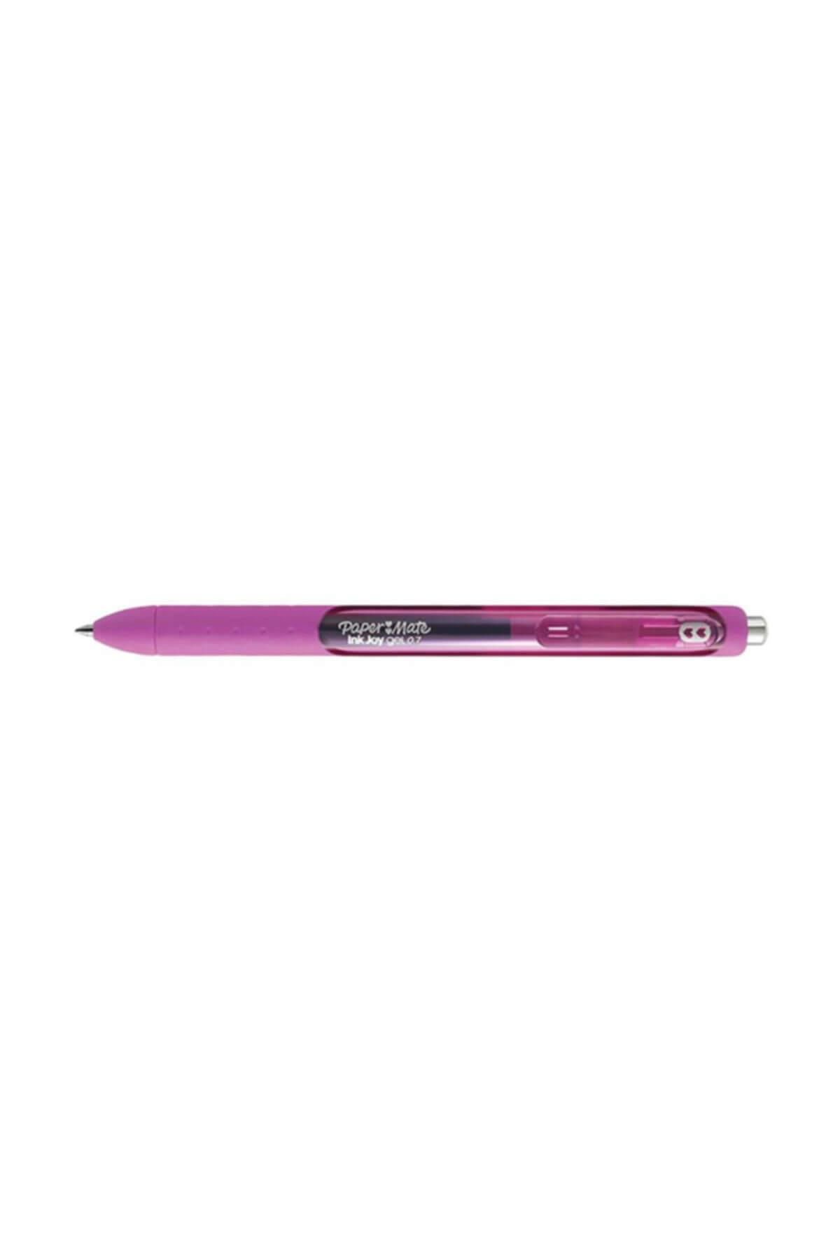 Paper Mate Inkjoy Gel Üstten Basmalı Jel Kalem Şeker Pembe