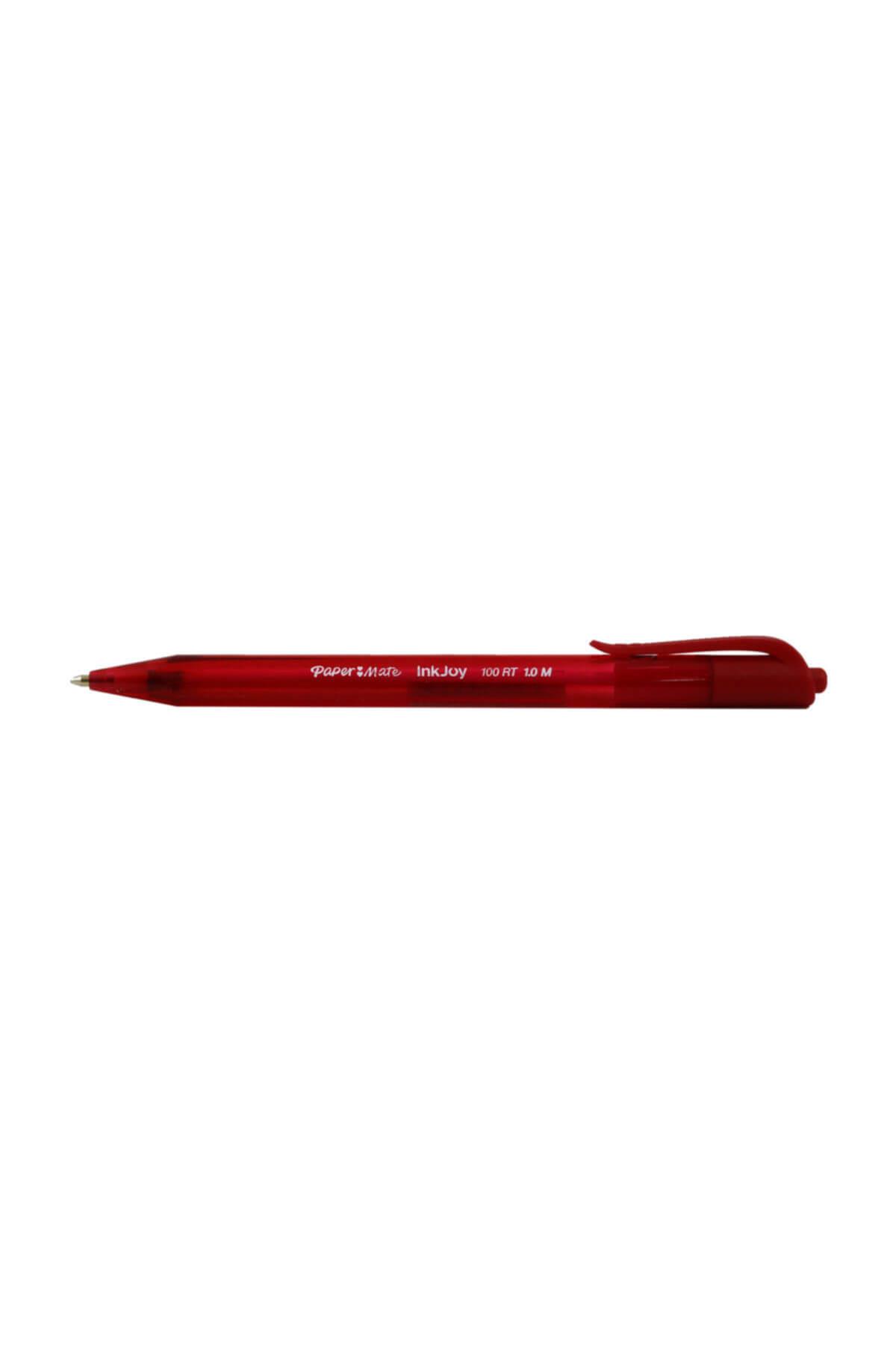 Paper Mate Tükenmez Kalem Inkjoy 100 RT 1.0 MM Kırmızı Basmalı S0957050