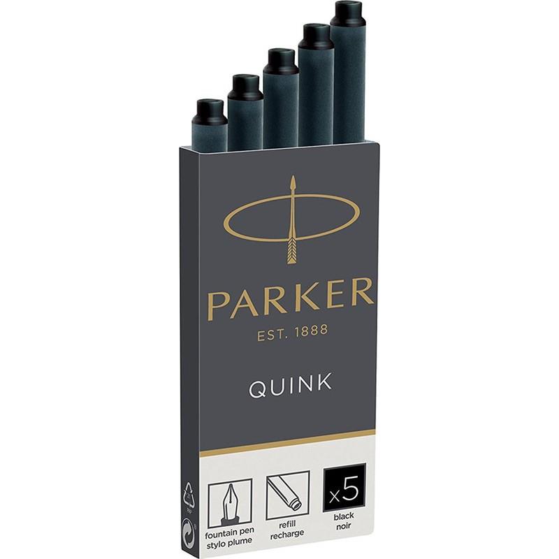 Parker Dolma Kalem Kartuşu Quink Siyah 5 Lİ 1950382