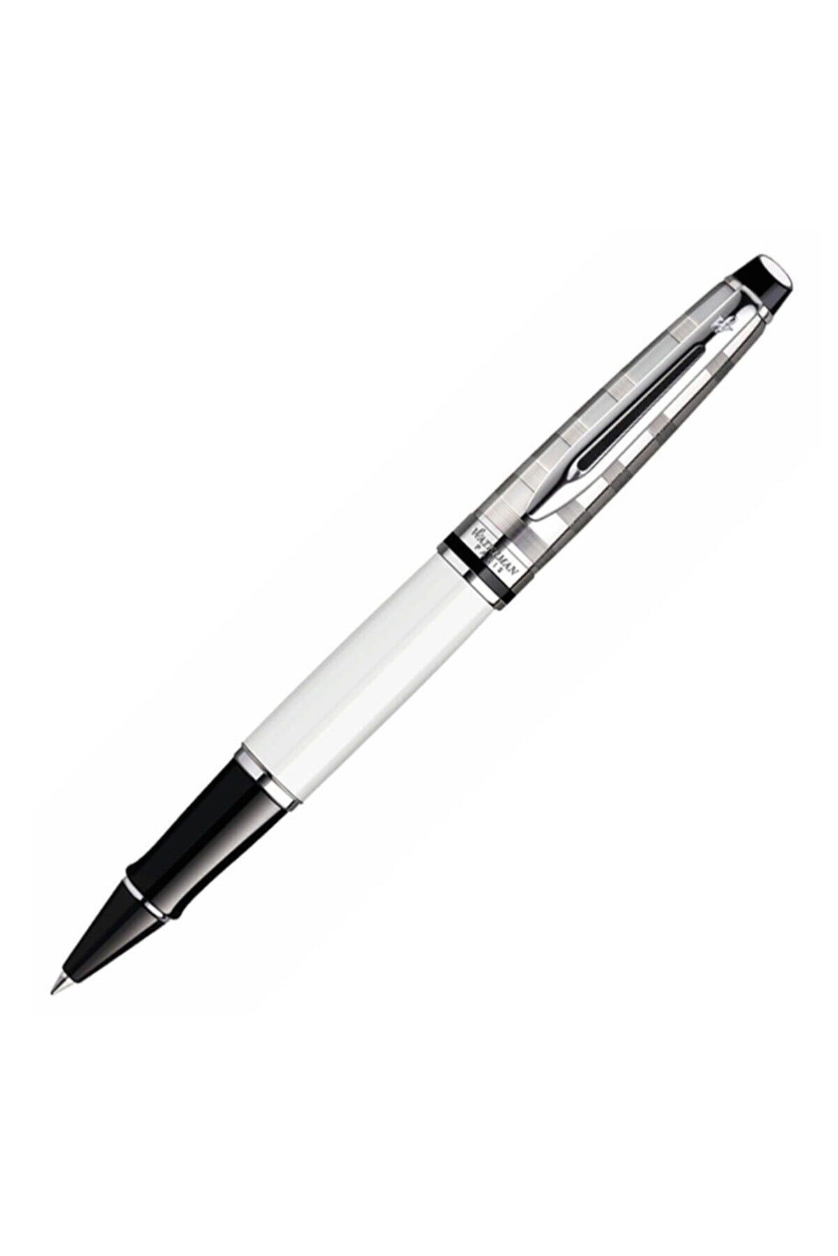 Parker Roller Kalem Expert 3 Deluxe Beyaz Lüx Roller Kalem