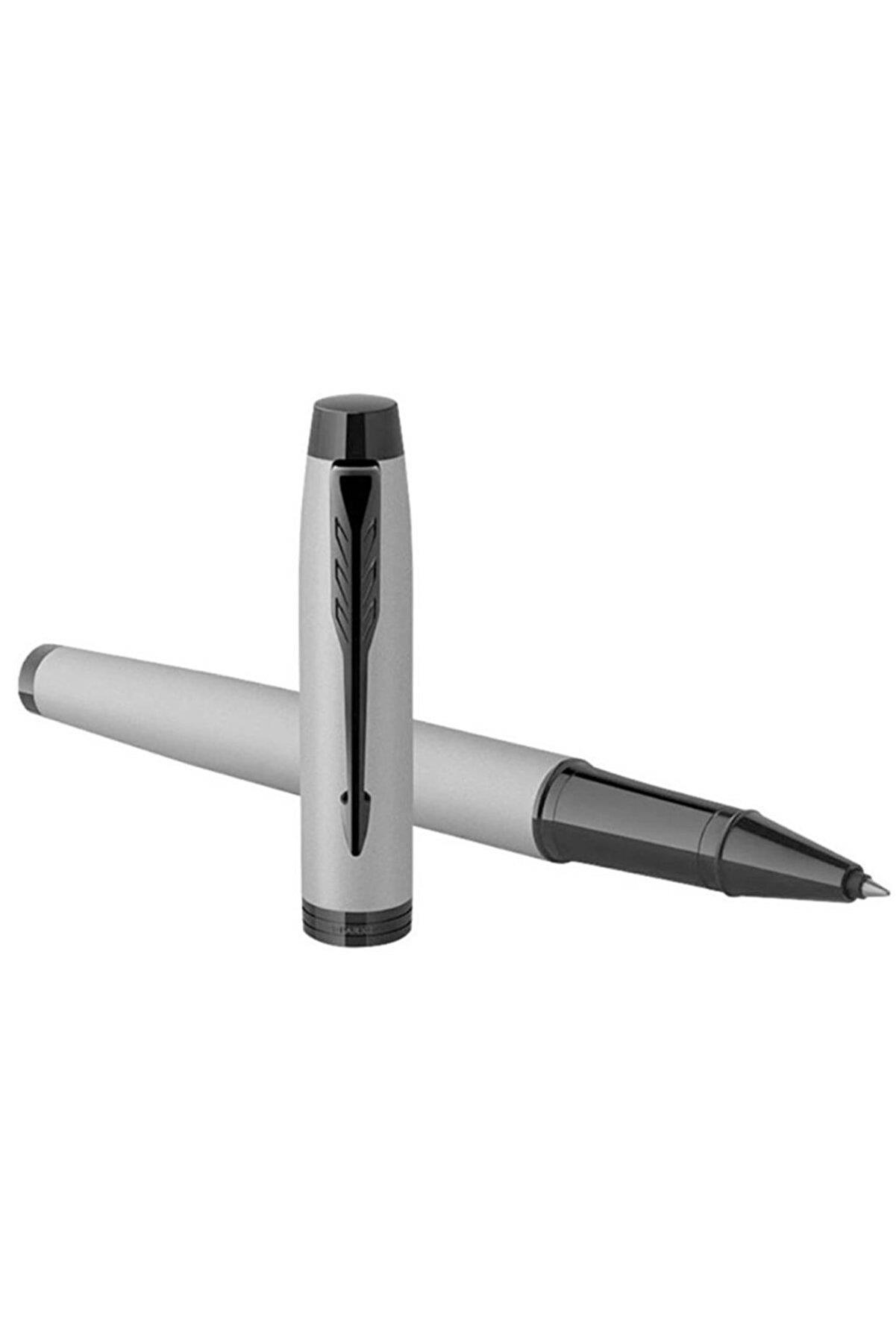 Parker Roller Kalem Im Mat Metalik Gri Bt Roller Kalem