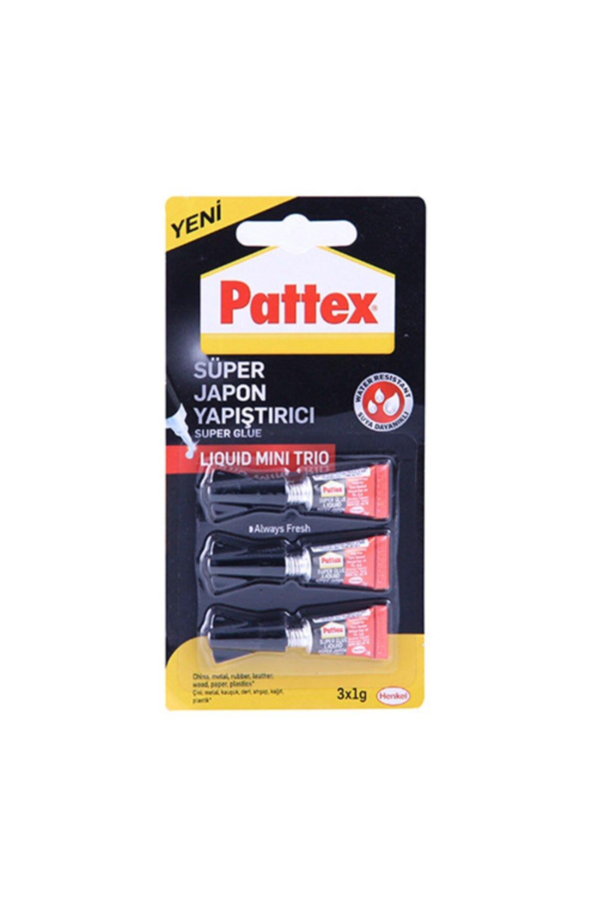 Pattex Japon Yapıştırıcı Gel Mini Süper 3x1 Gram (12 Adet)