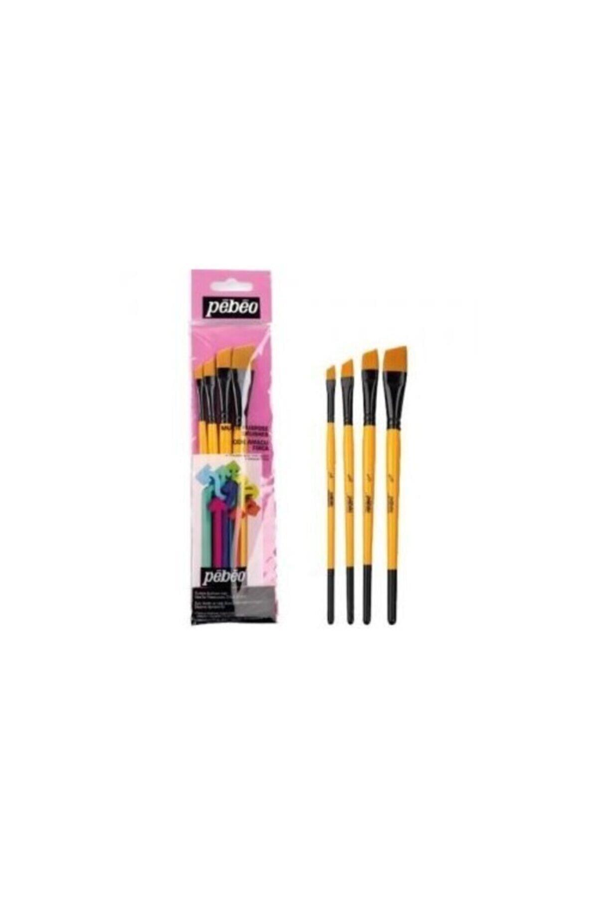 Pebeo Fırça Seti Angular No:1/4-3/8-1/2-5/8 4 LÜ SET-9