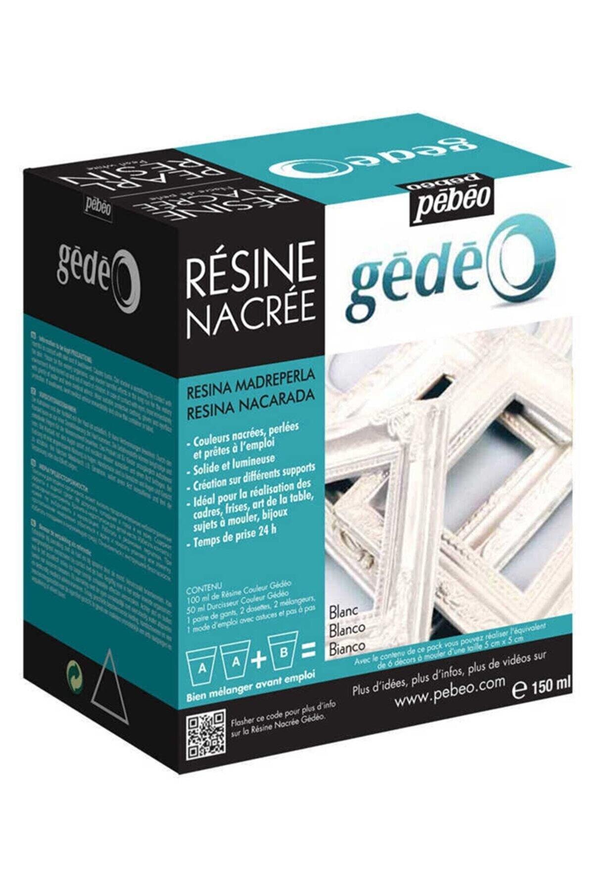 Pebeo Gedeo Pearl Resin Beyaz Sedef Reçine 150 Ml Kit