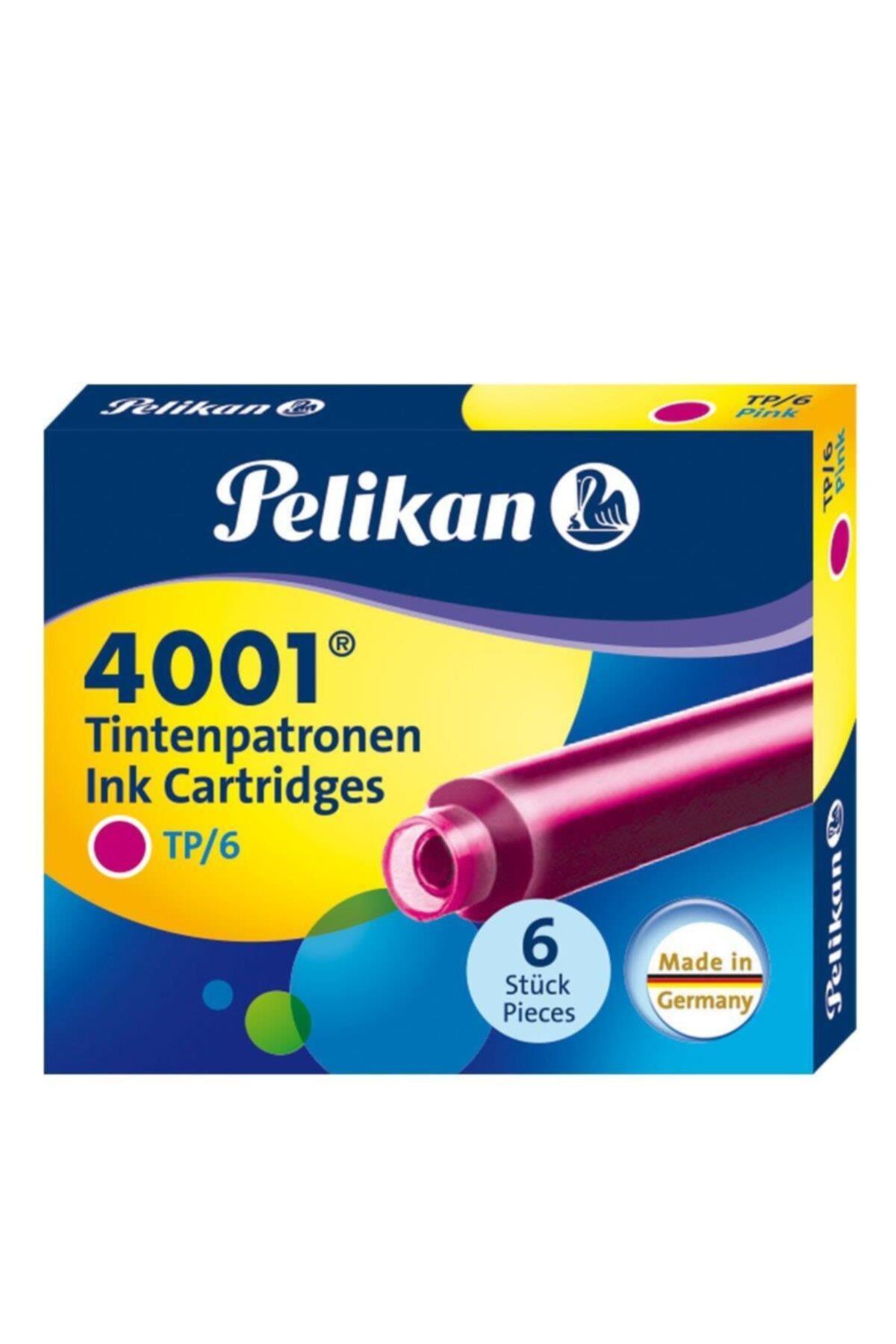 Pelikan Dolma Kalem Kartuşu Küçük Pembe 6 LI 4001